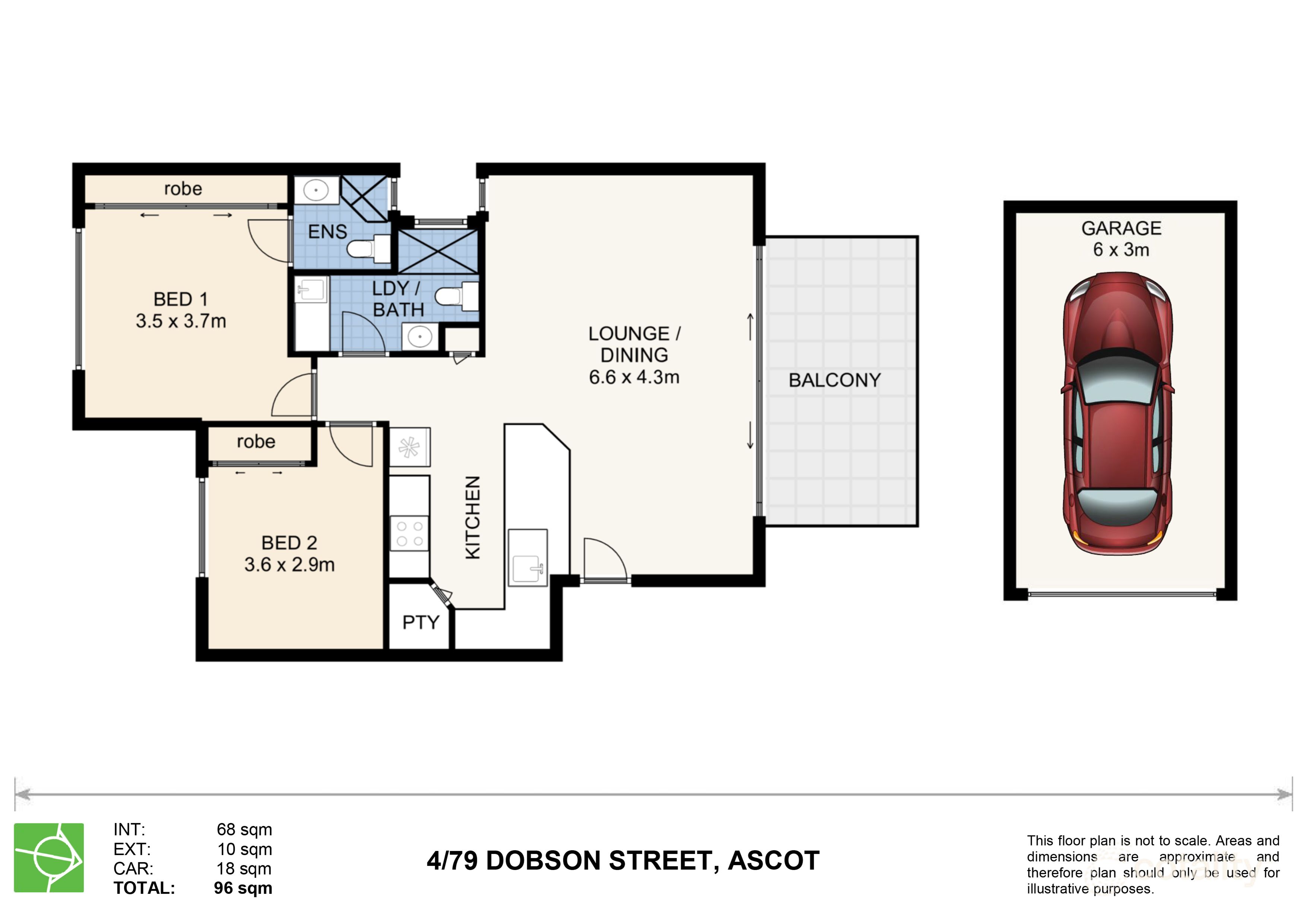 4/79 Dobson St, Ascot, QLD 4007