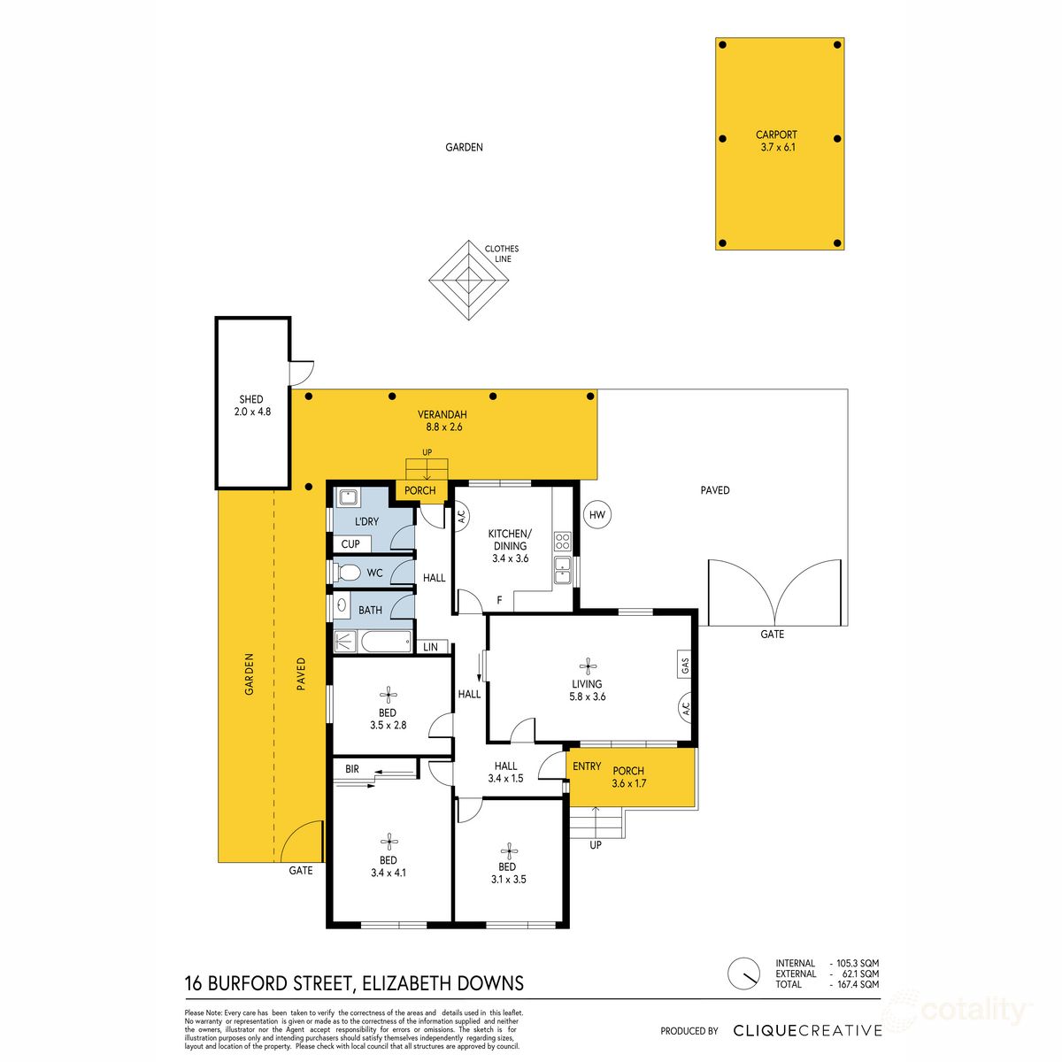 16 Burford St, Elizabeth Downs, SA 5113