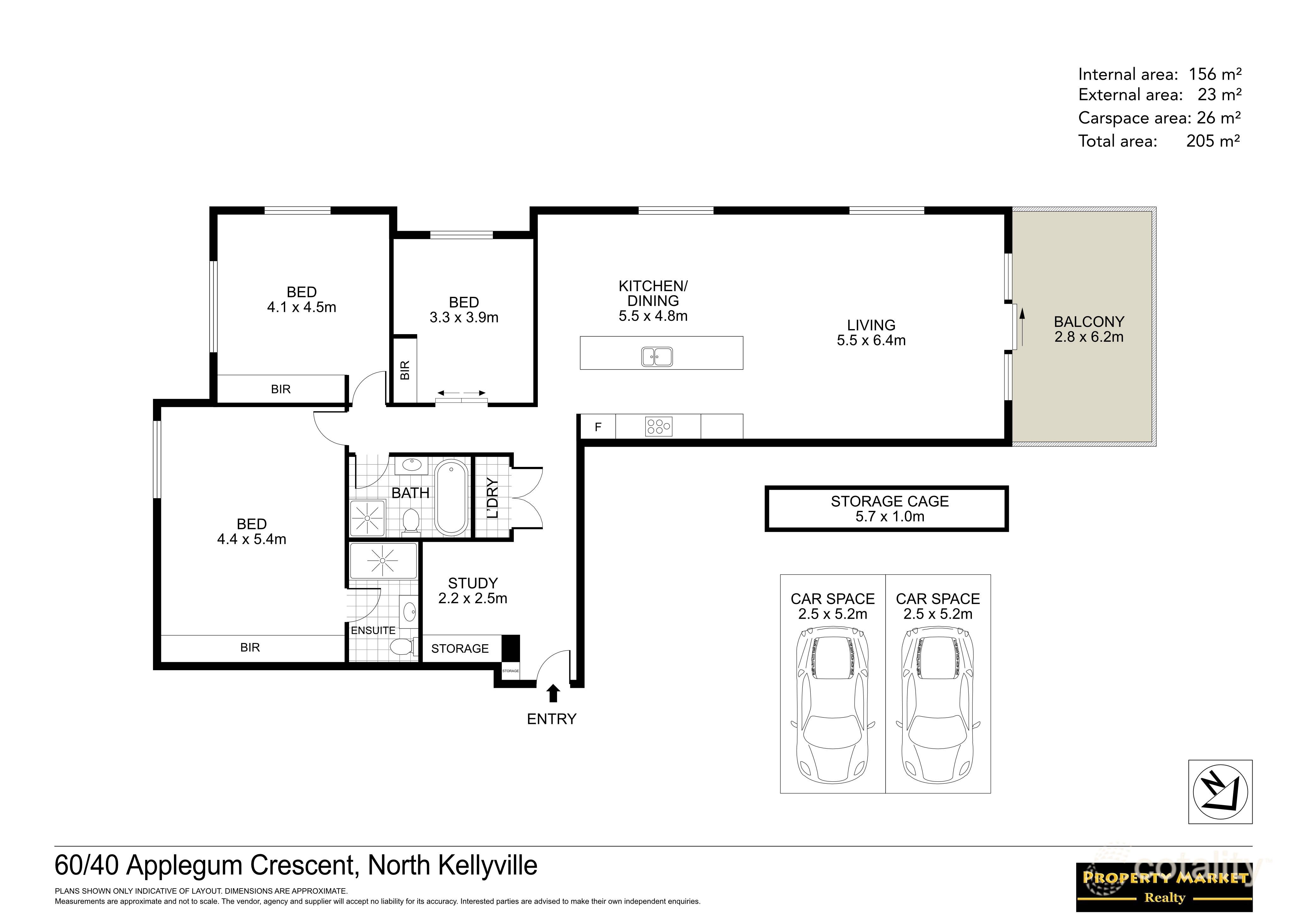 60/40 Applegum Cres, North Kellyville, NSW 2155