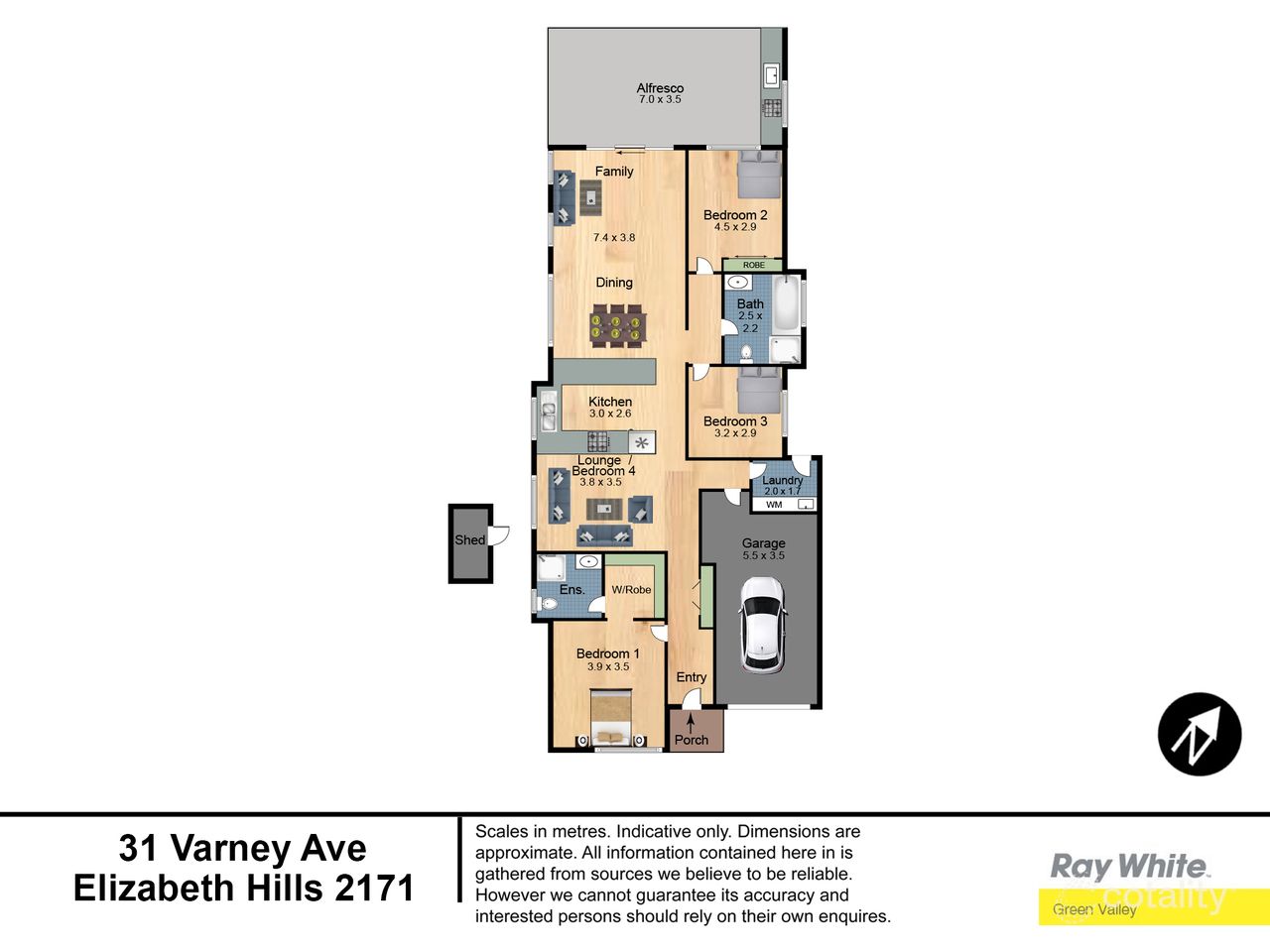 31 Varney Ave, Elizabeth Hills, NSW 2171