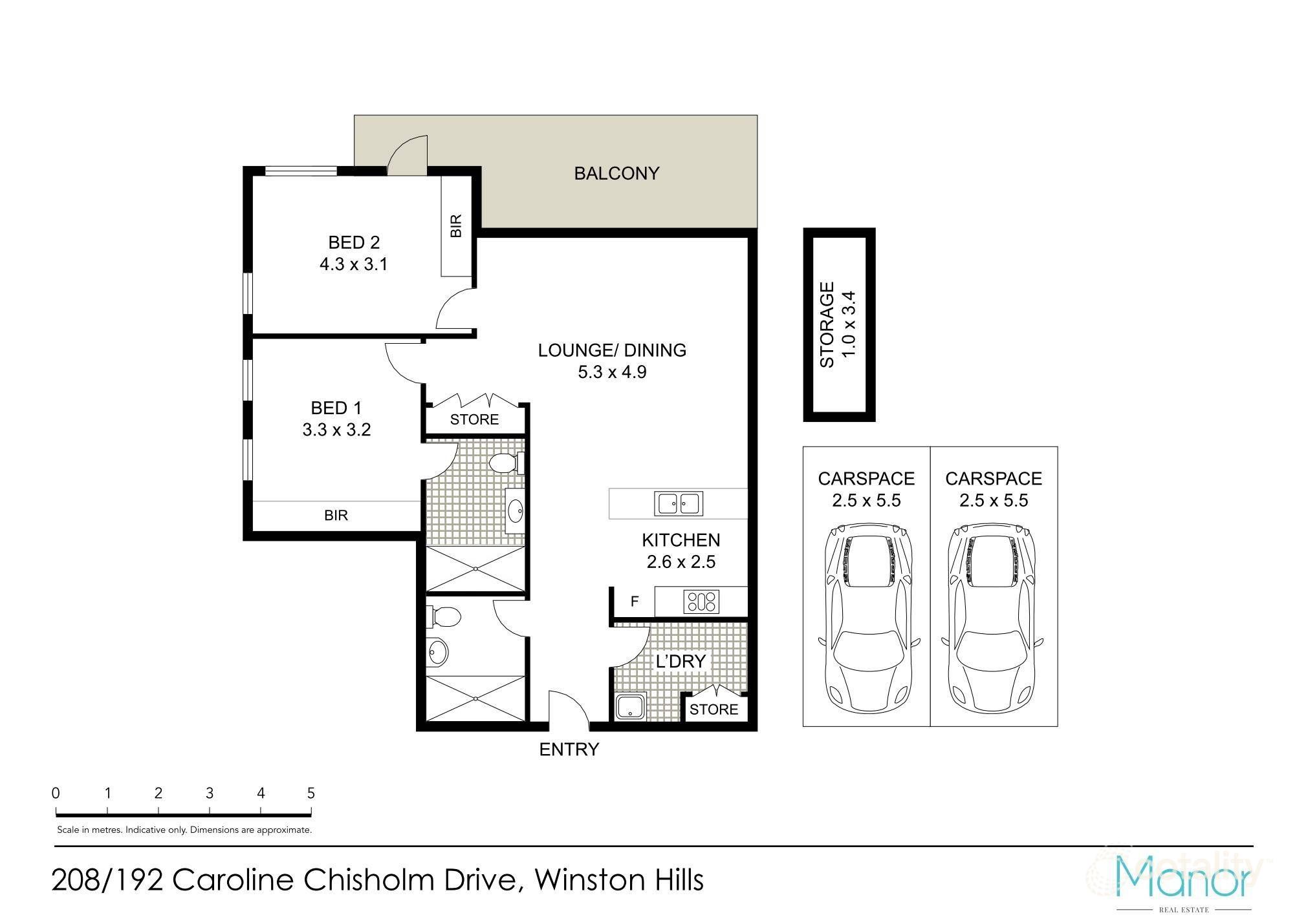 208/192 Caroline Chisholm Dr, Winston Hills, NSW 2153