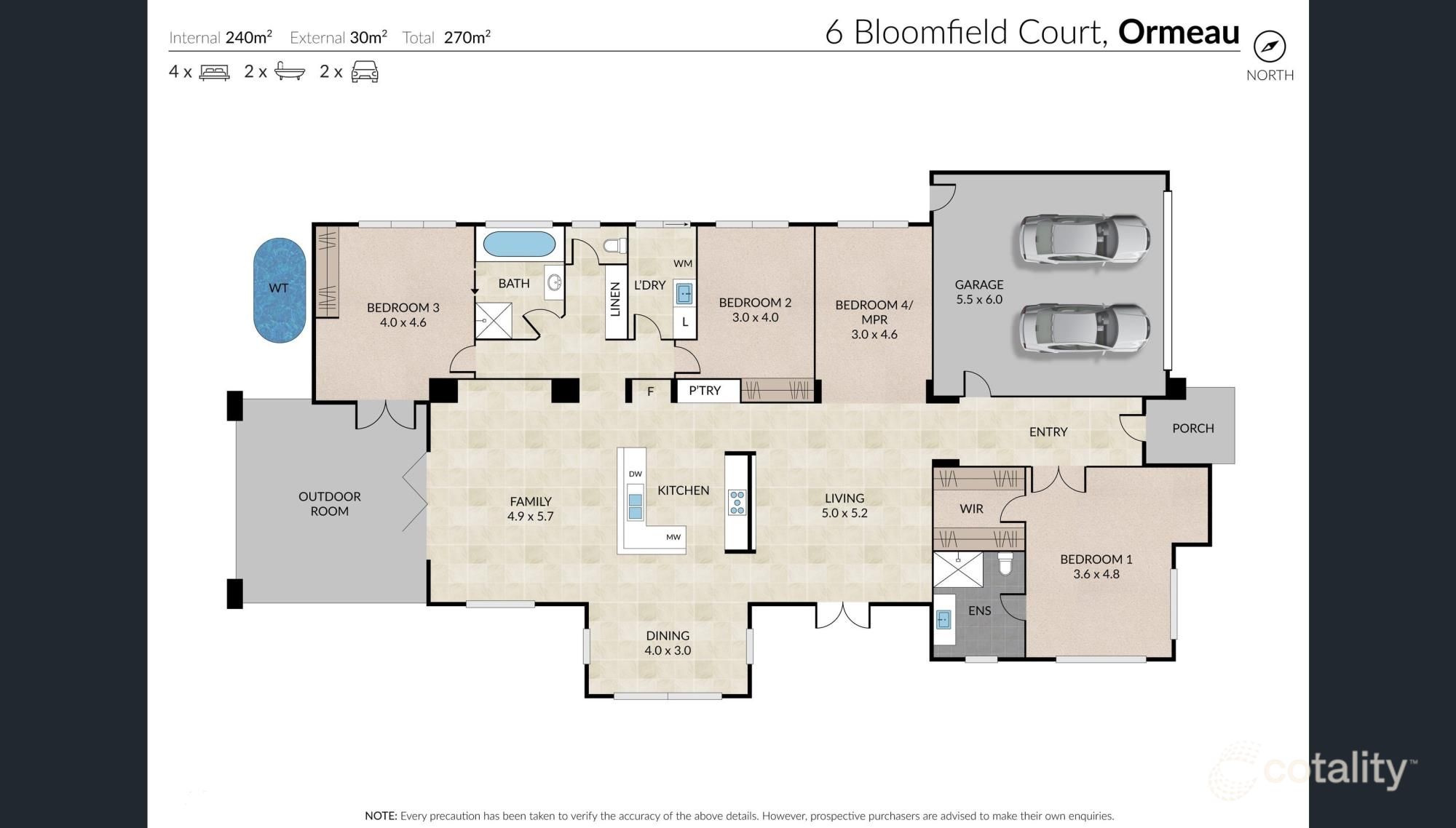 6 Bloomfield Ct, Ormeau, QLD 4208