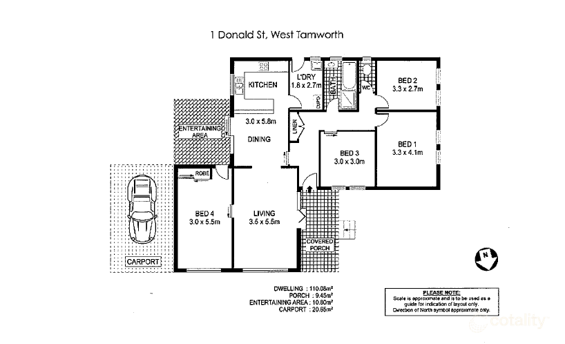 1 Donald St, West Tamworth, NSW 2340