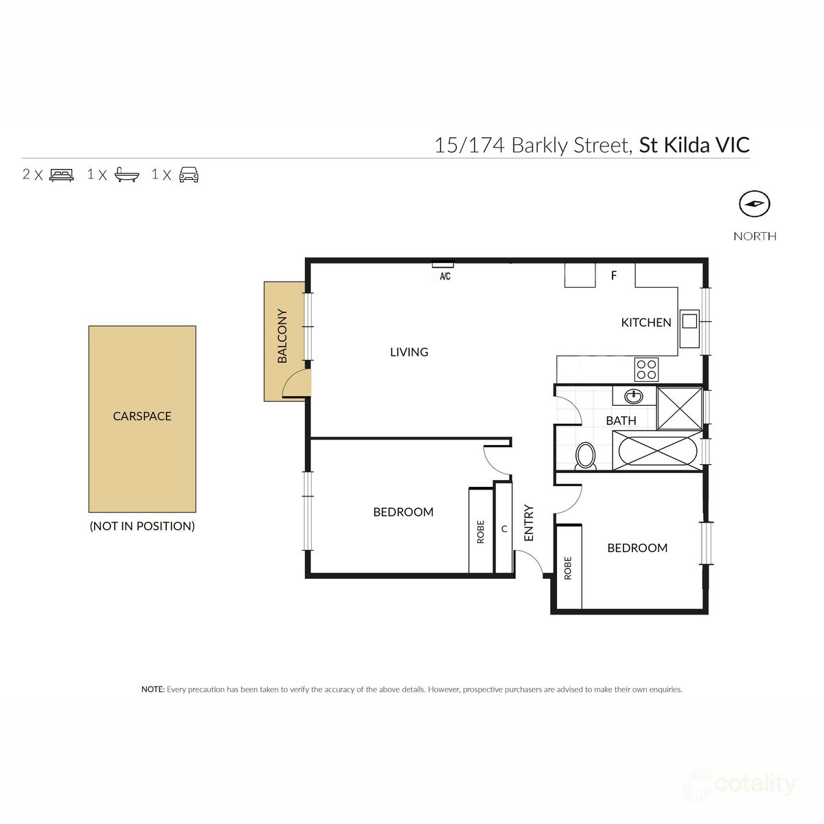 15/174 Barkly St, St Kilda, VIC 3182