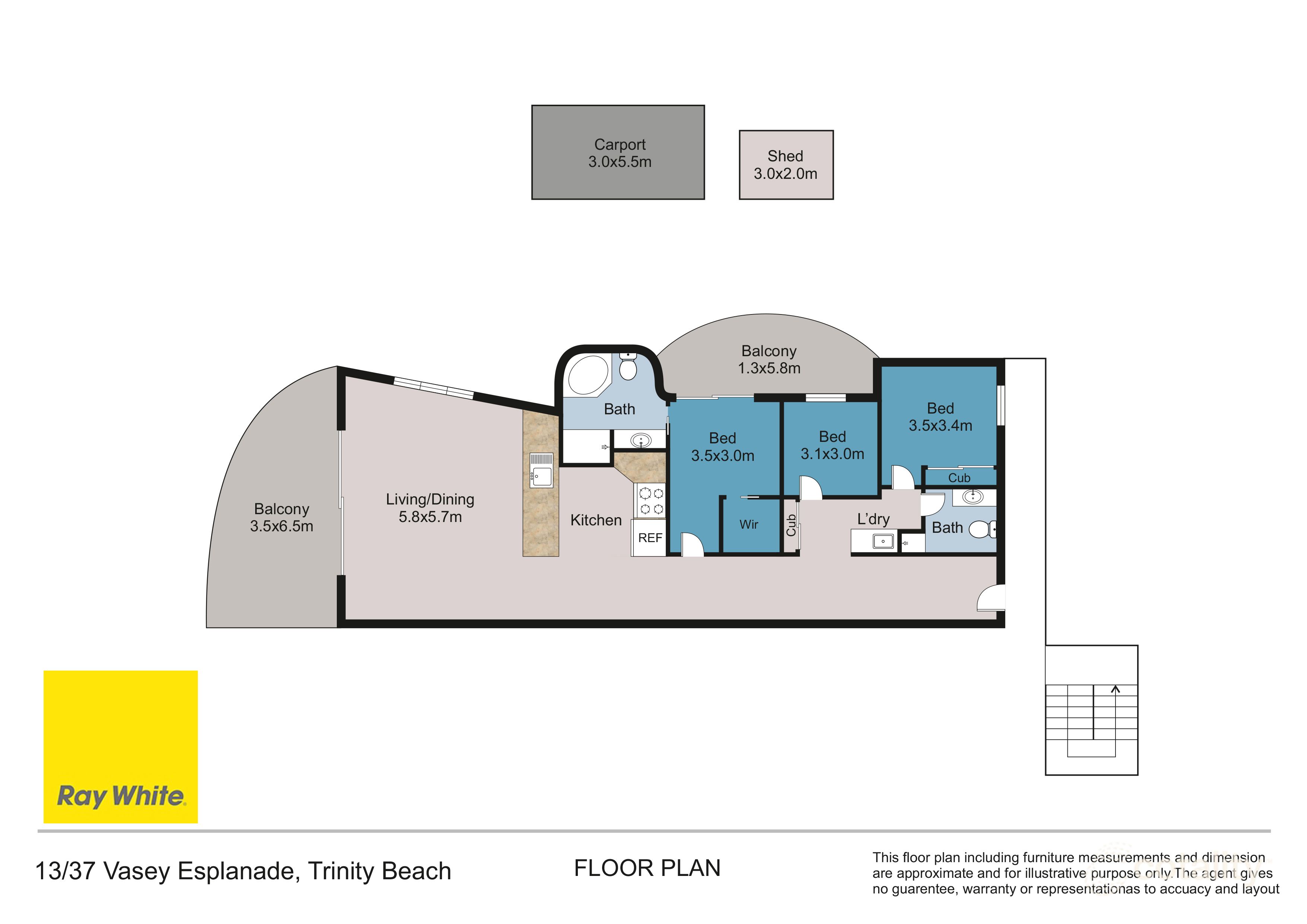 13/37 Vasey Esp, Trinity Beach, QLD 4879