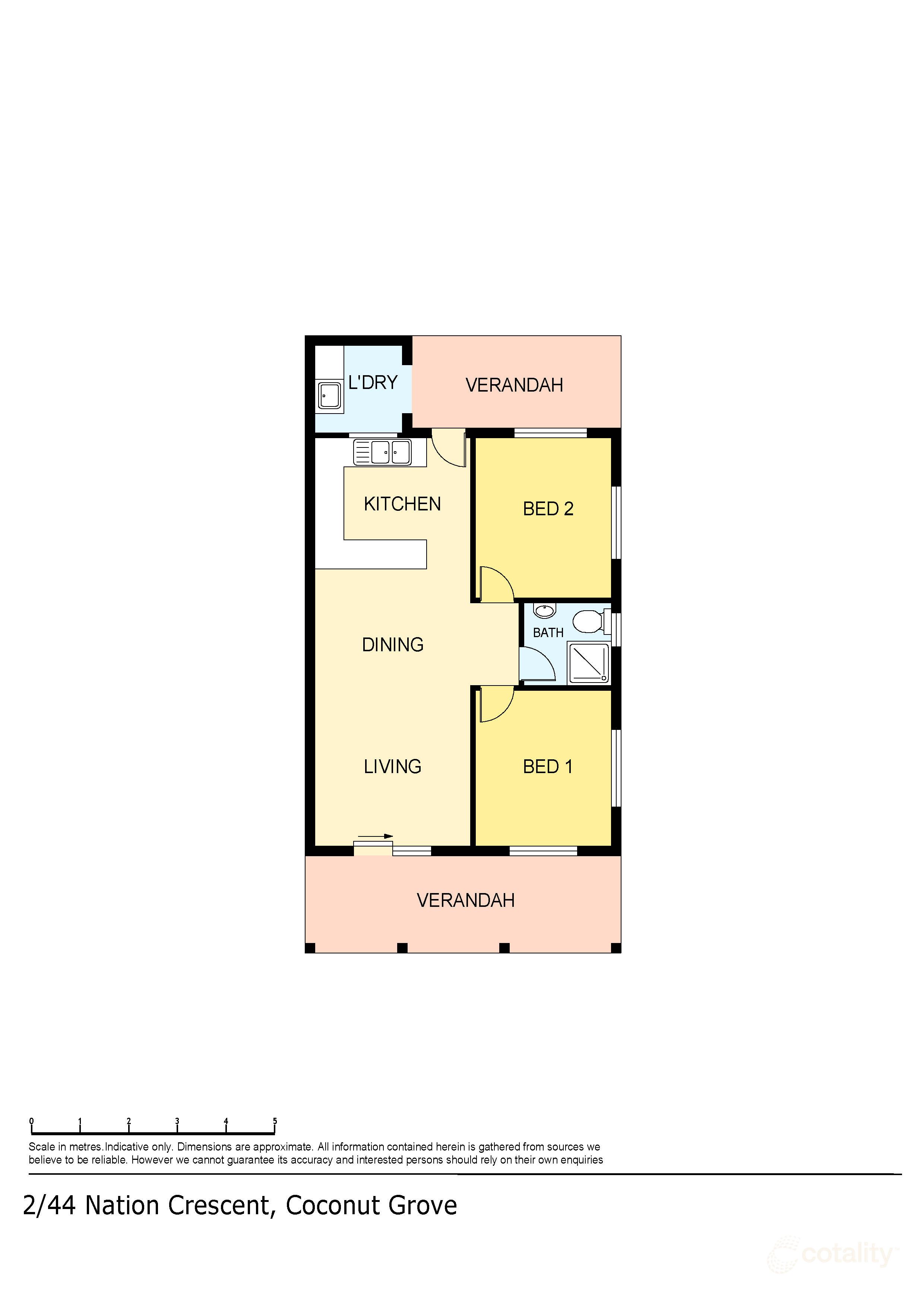 2/44 Nation Cres, Coconut Grove, NT 0810
