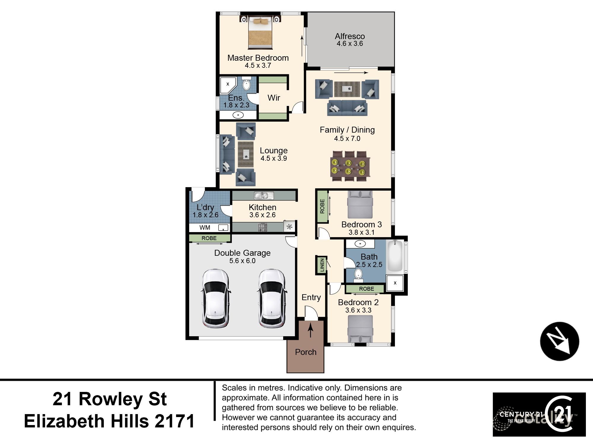 21 Rowley St, Elizabeth Hills, NSW 2171