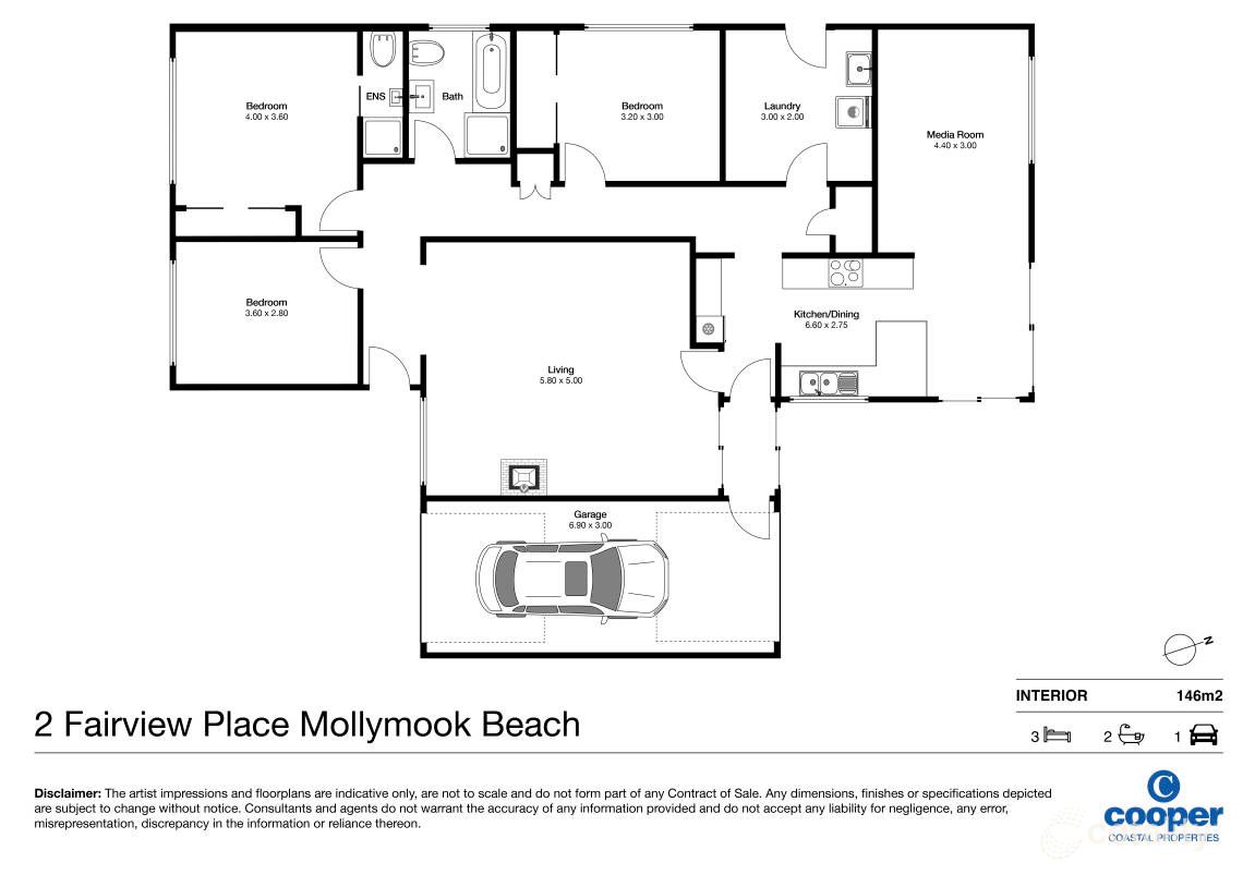 2 Fairview Pl, Mollymook Beach, NSW 2539