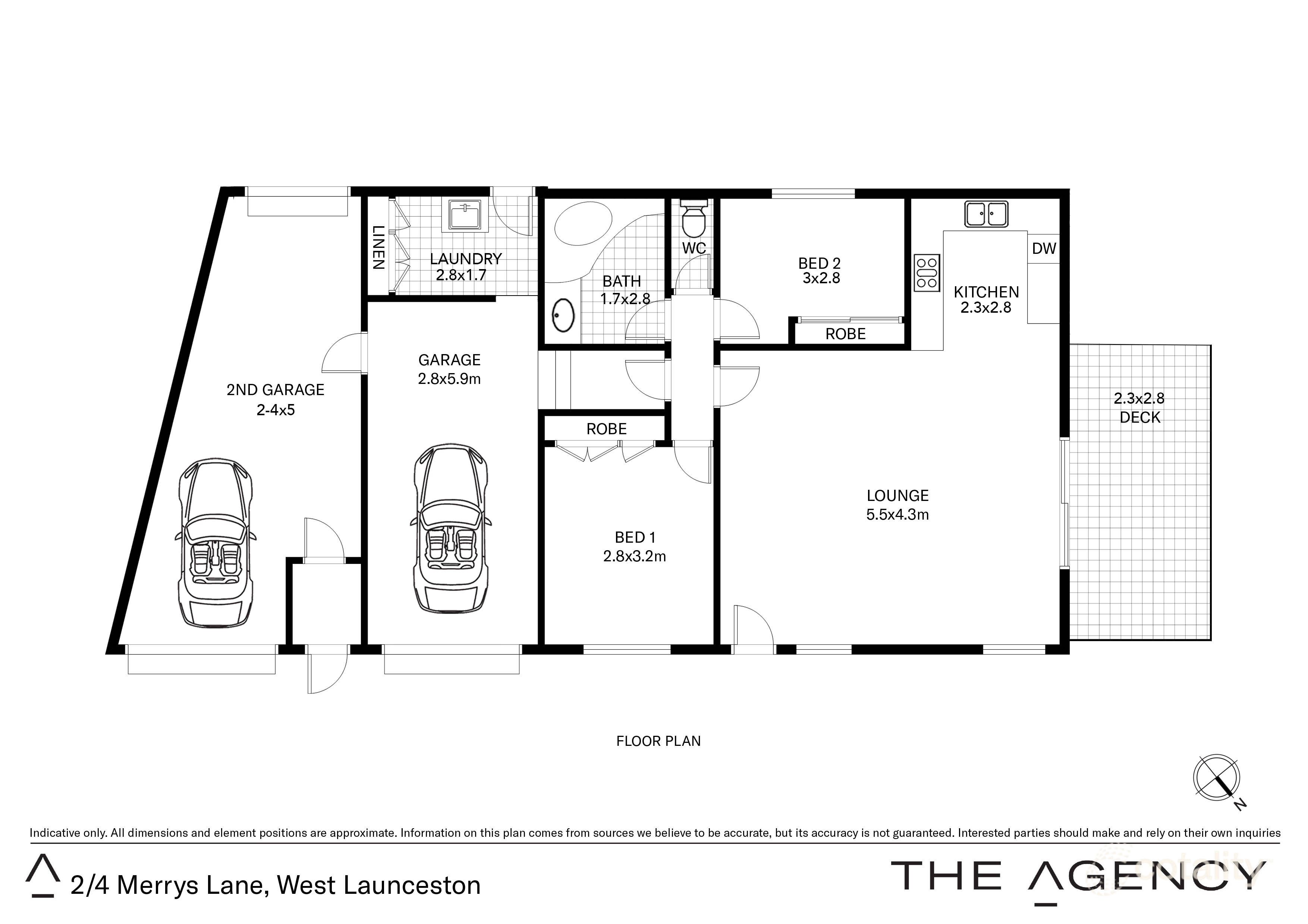 2/4 Merrys Lane, West Launceston, TAS 7250