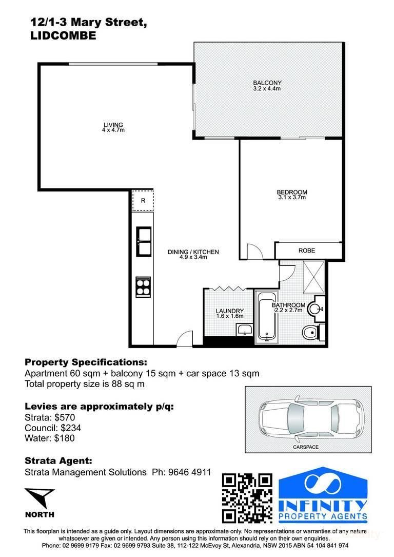 12/1-3 Mary St, Lidcombe, NSW 2141