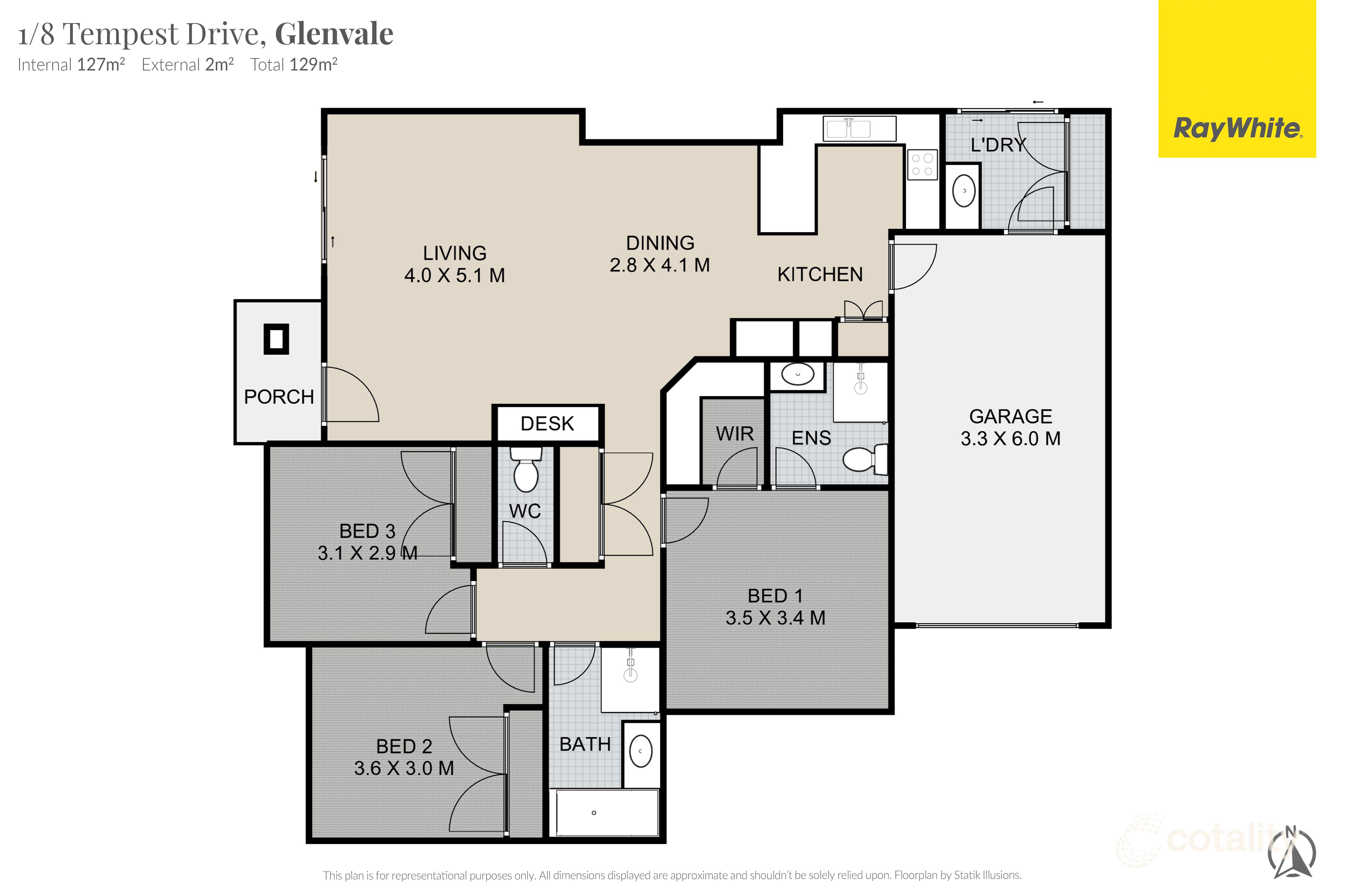 1/8 Tempest Dr, Glenvale, QLD 4350