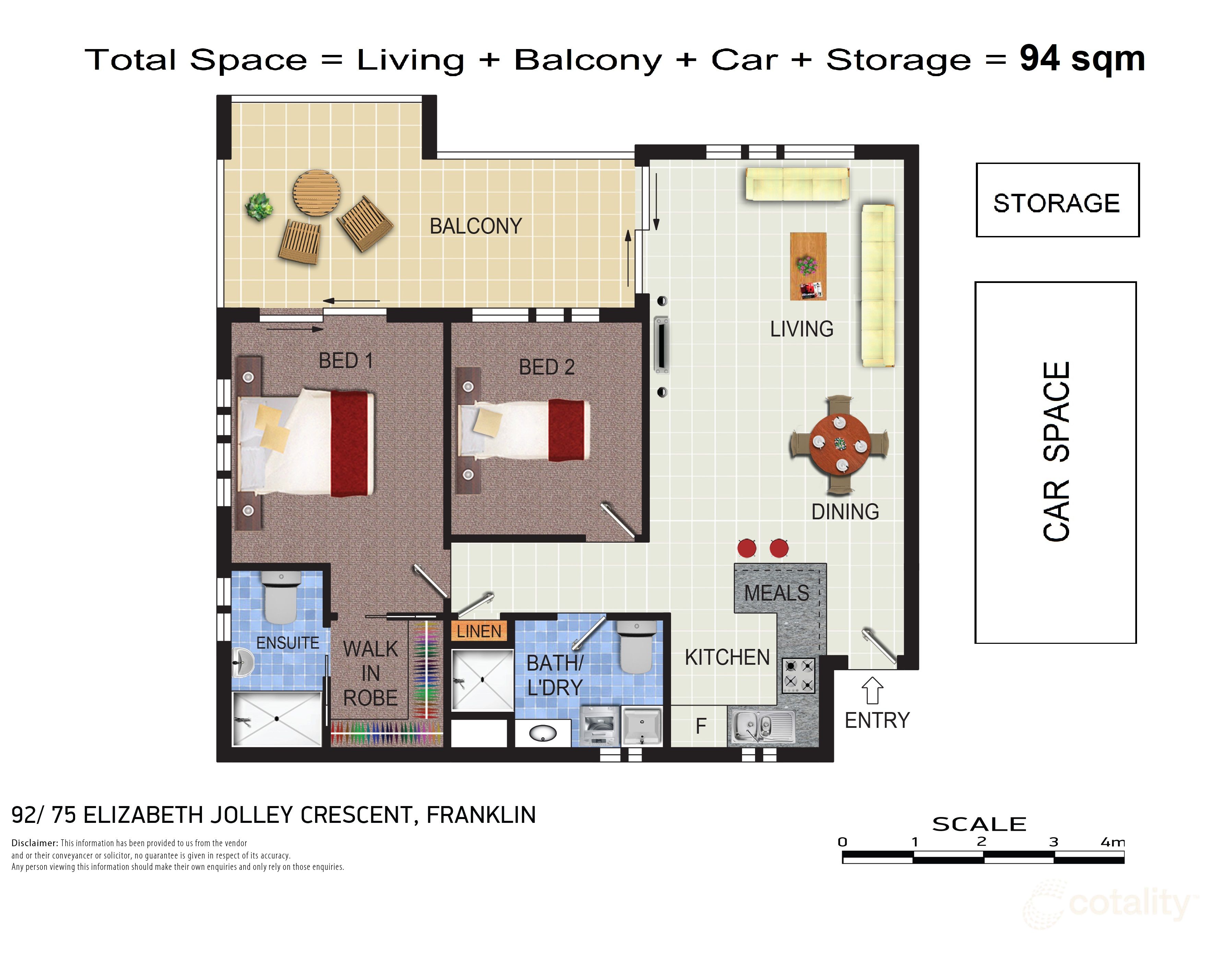 92/75 Elizabeth Jolley Cres, Franklin, ACT 2913
