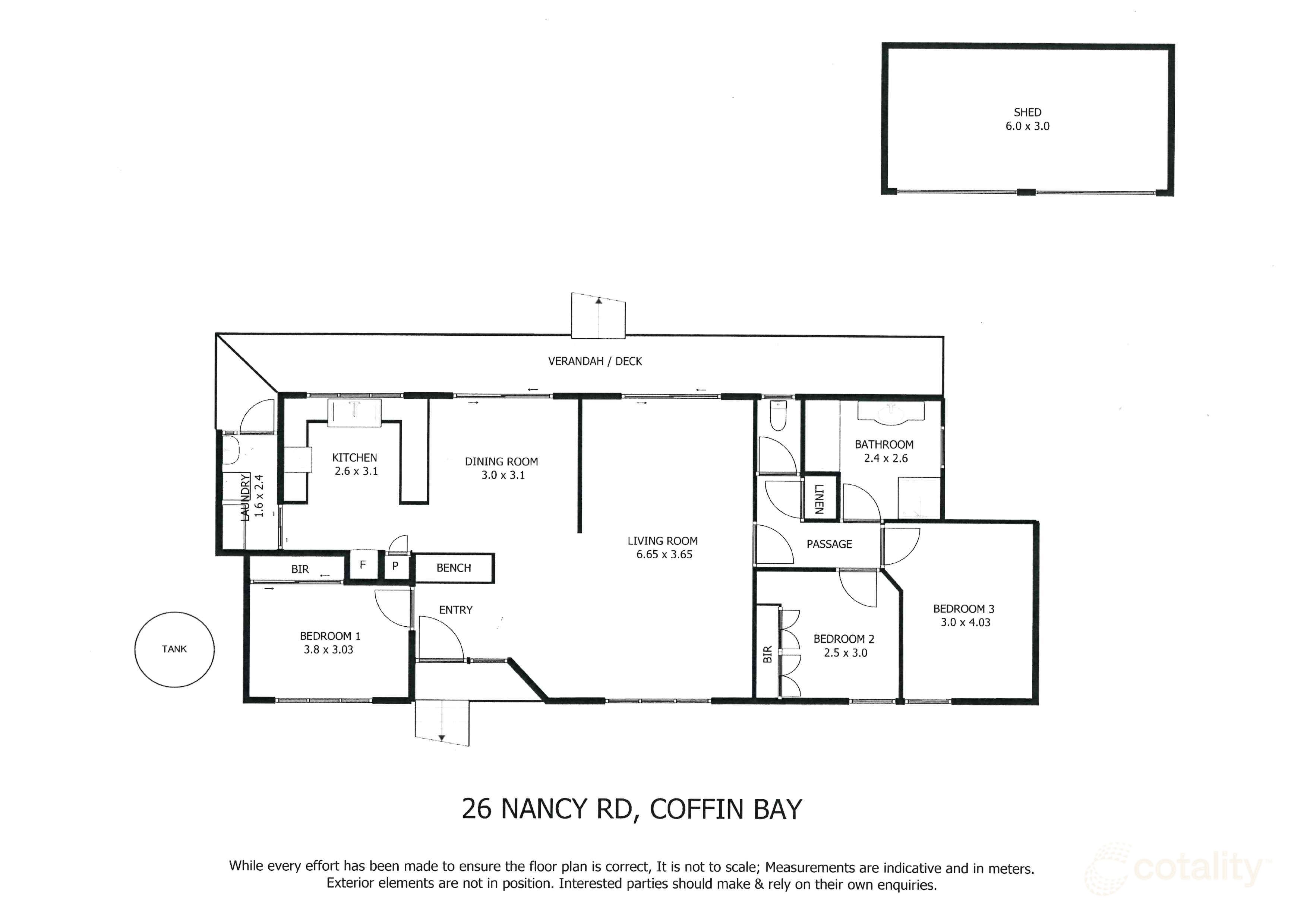 26 Nancy Rd, Coffin Bay, SA 5607