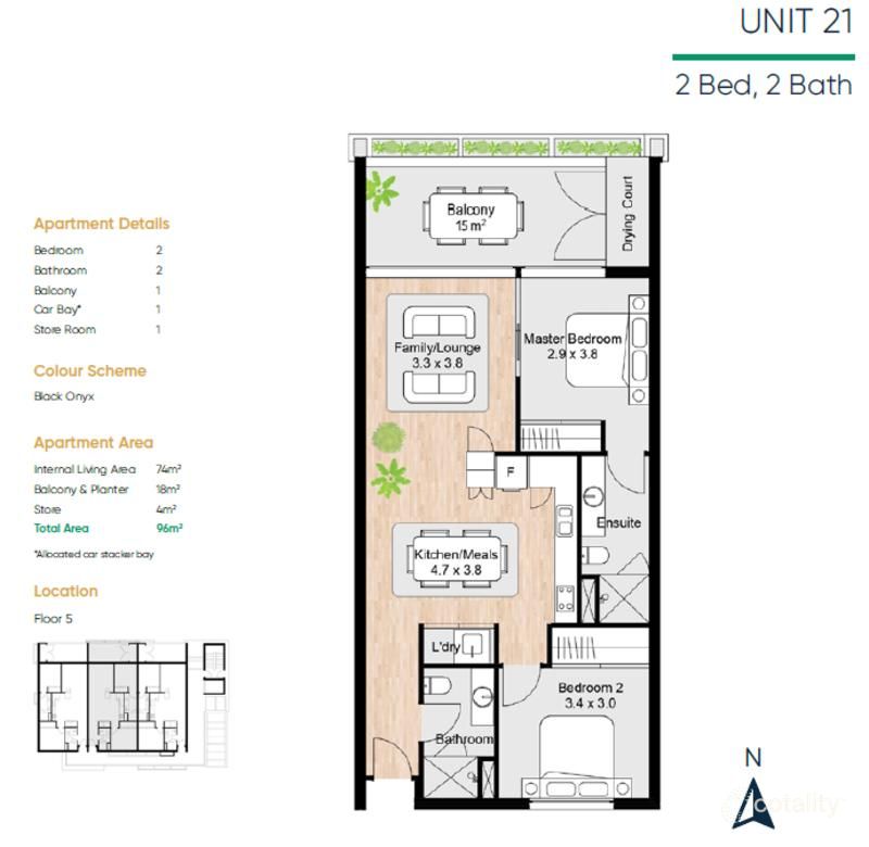 502/11 Money St, Perth, WA 6000