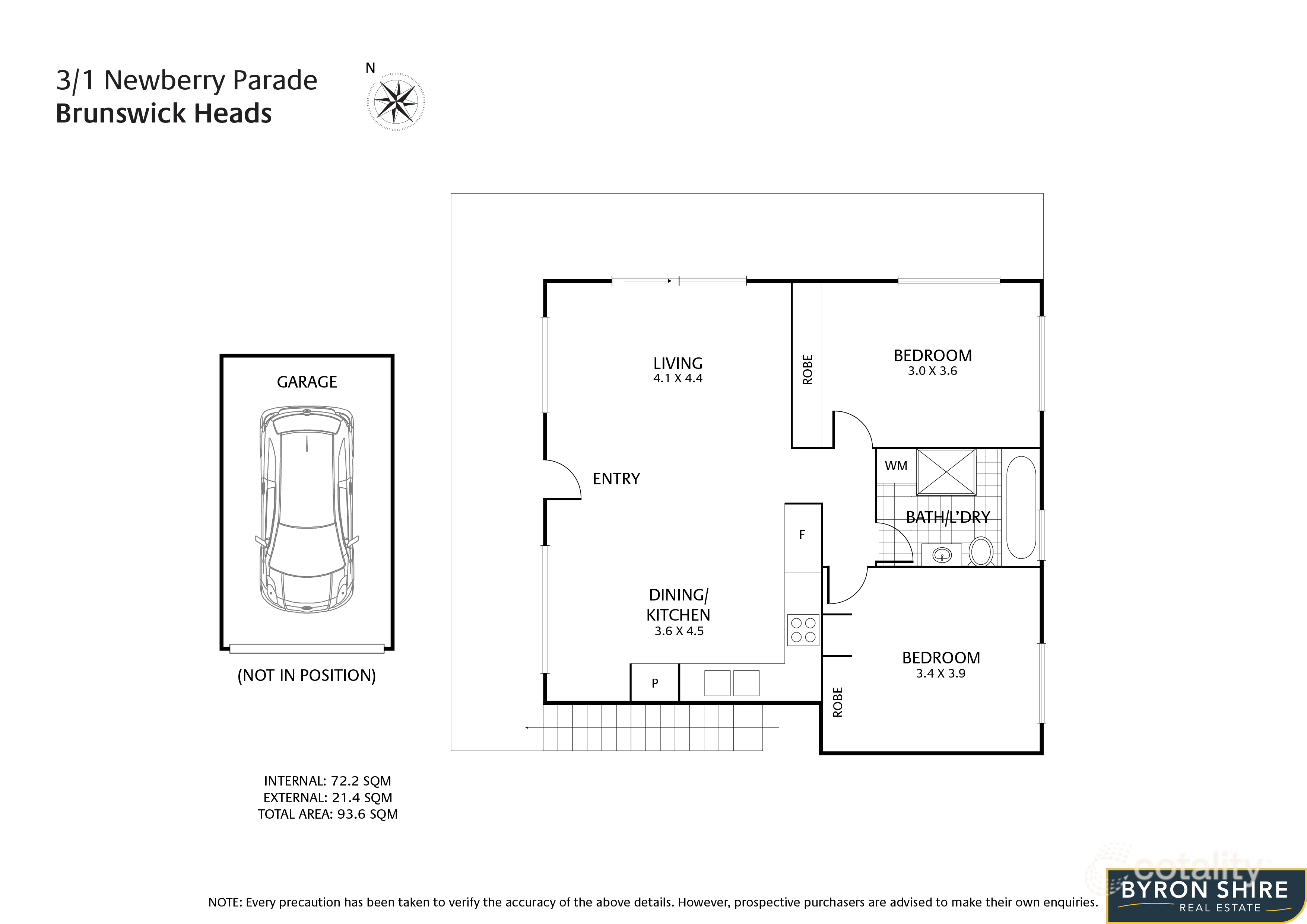 3/1 Newberry Pde, Brunswick Heads, NSW 2483