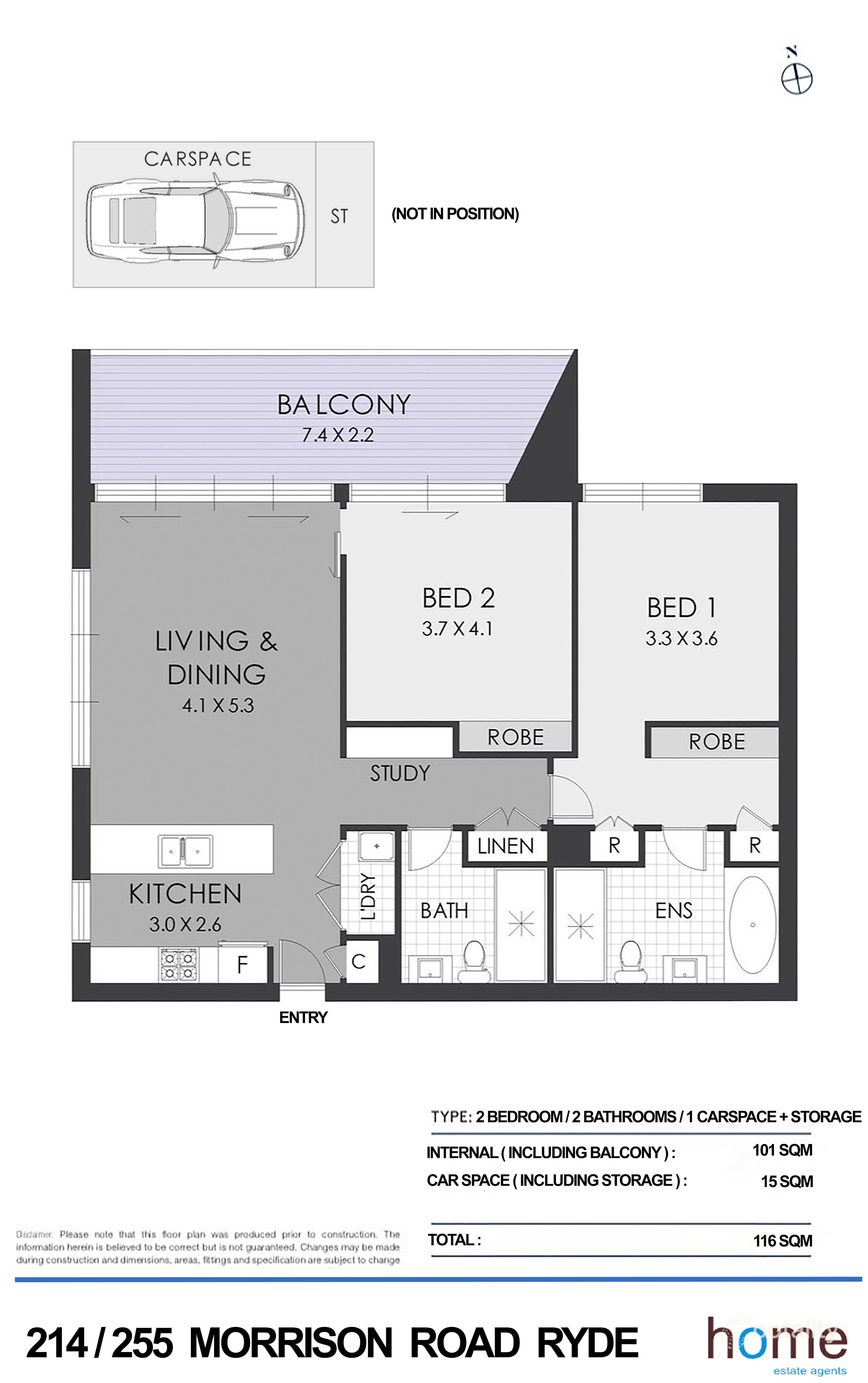 214/255 Morrison Rd, Ryde, NSW 2112