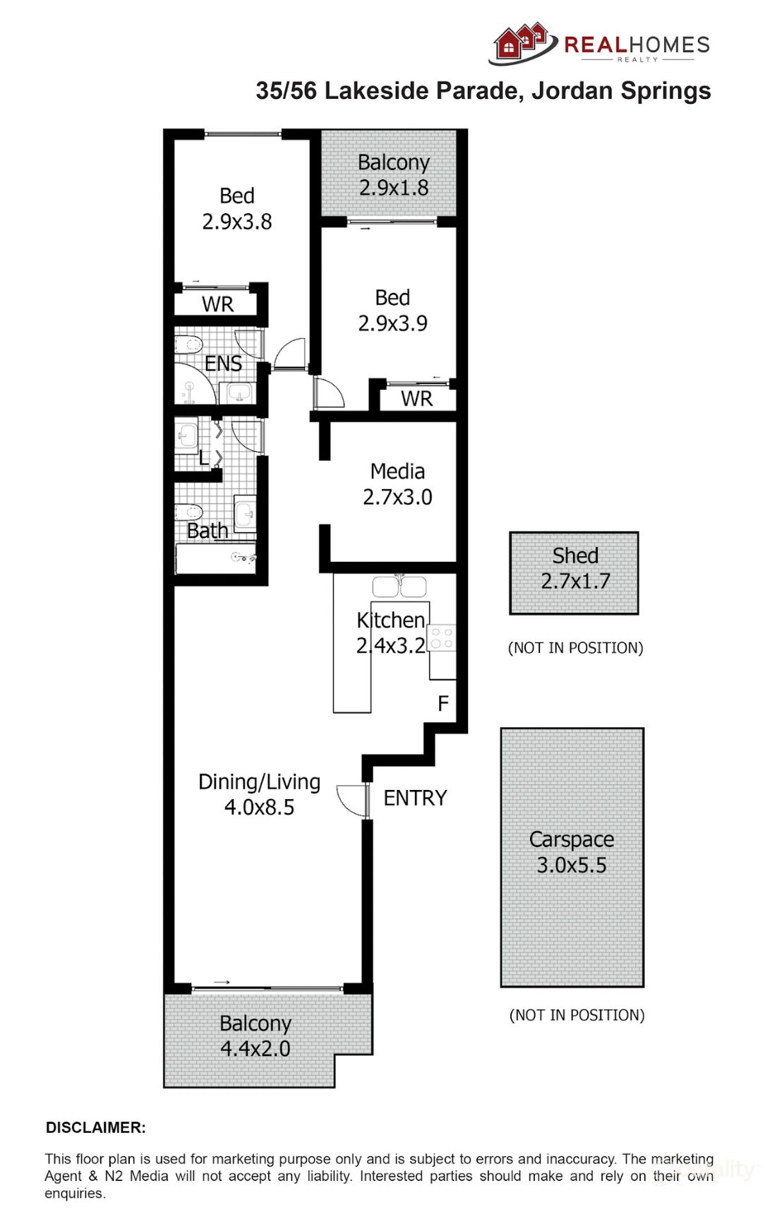 35/56 Lakeside Pde, Jordan Springs, NSW 2747