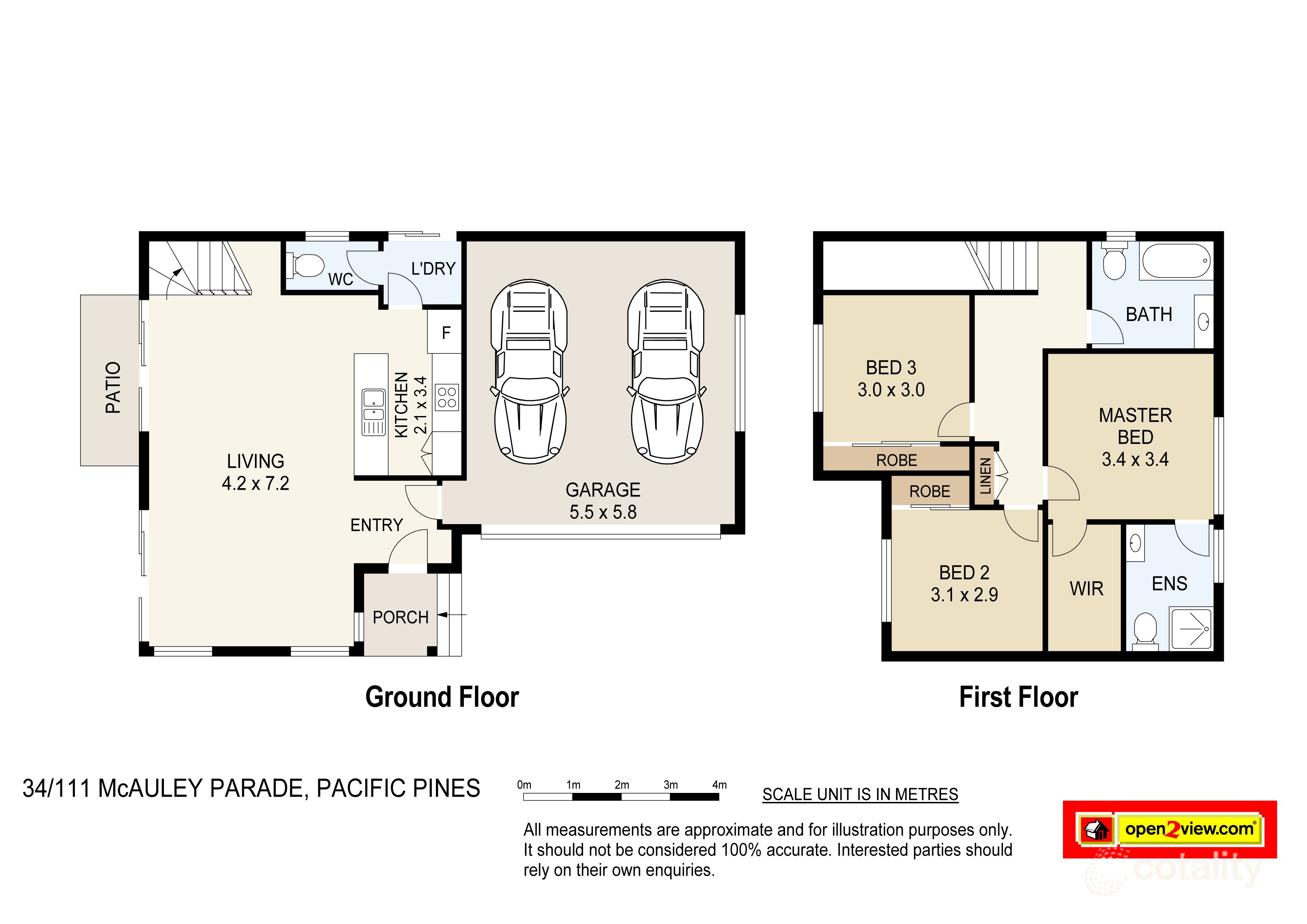34/111 Mcauley Pde, Pacific Pines, QLD 4211