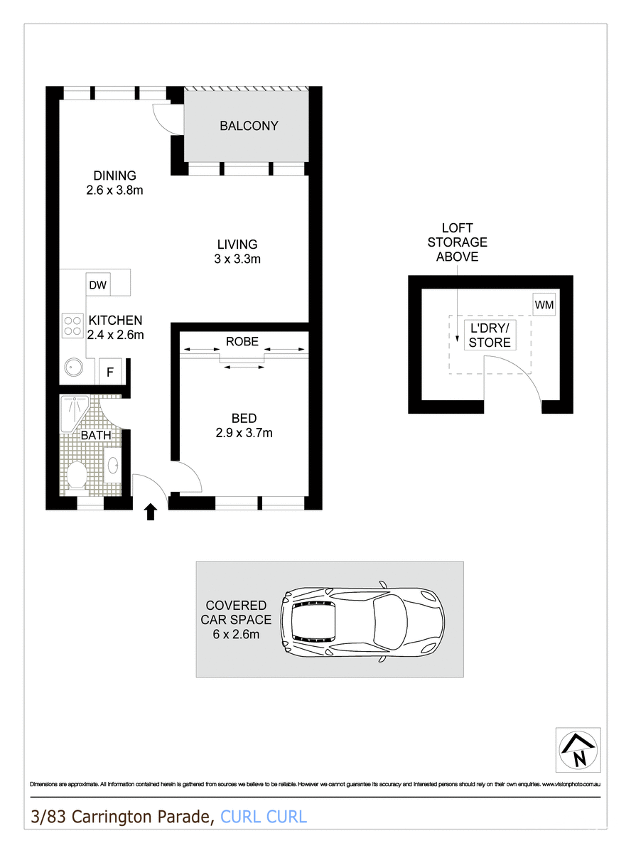 3/83 Carrington Pde, Curl Curl, NSW 2096