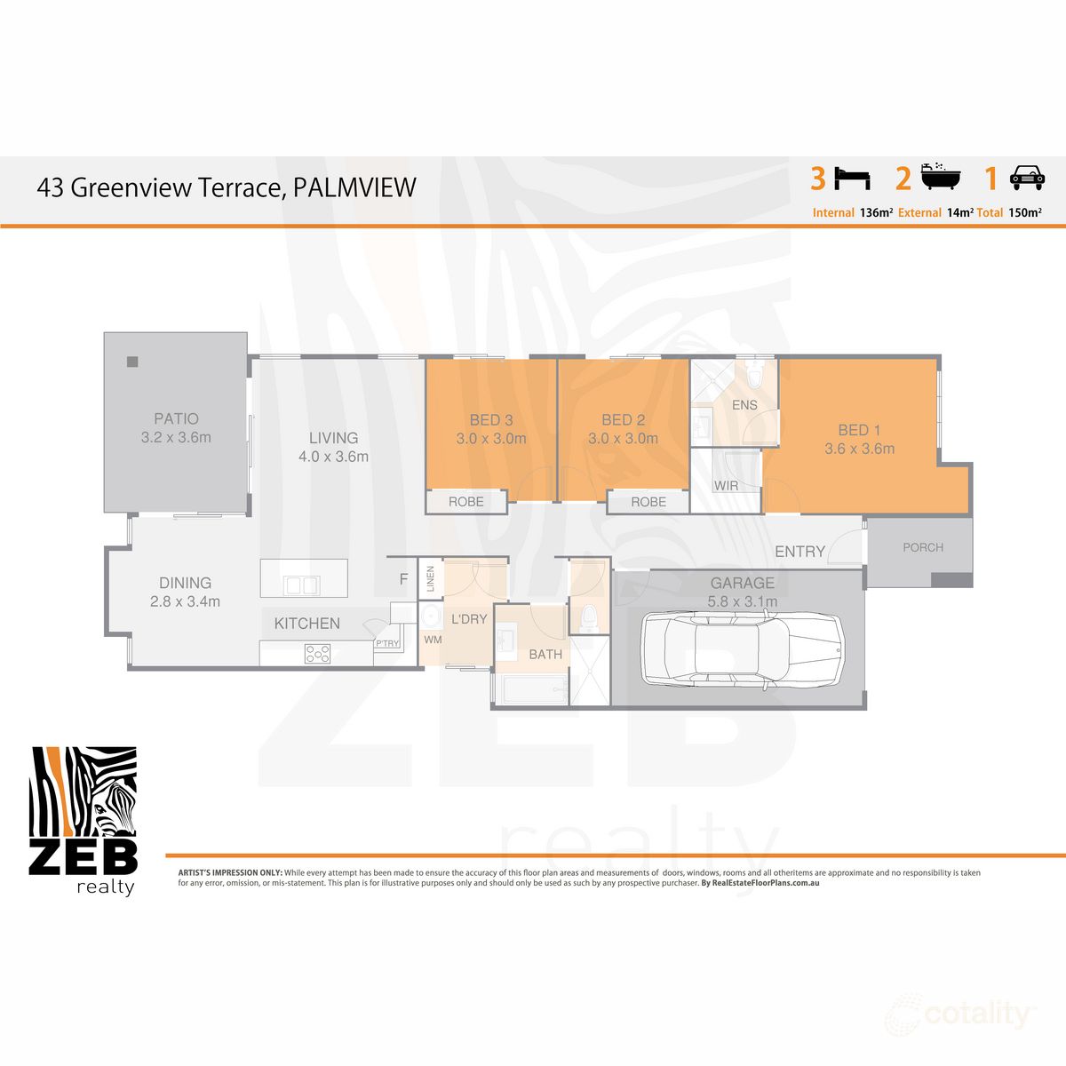 43 Greenview Tce, Palmview, QLD 4553