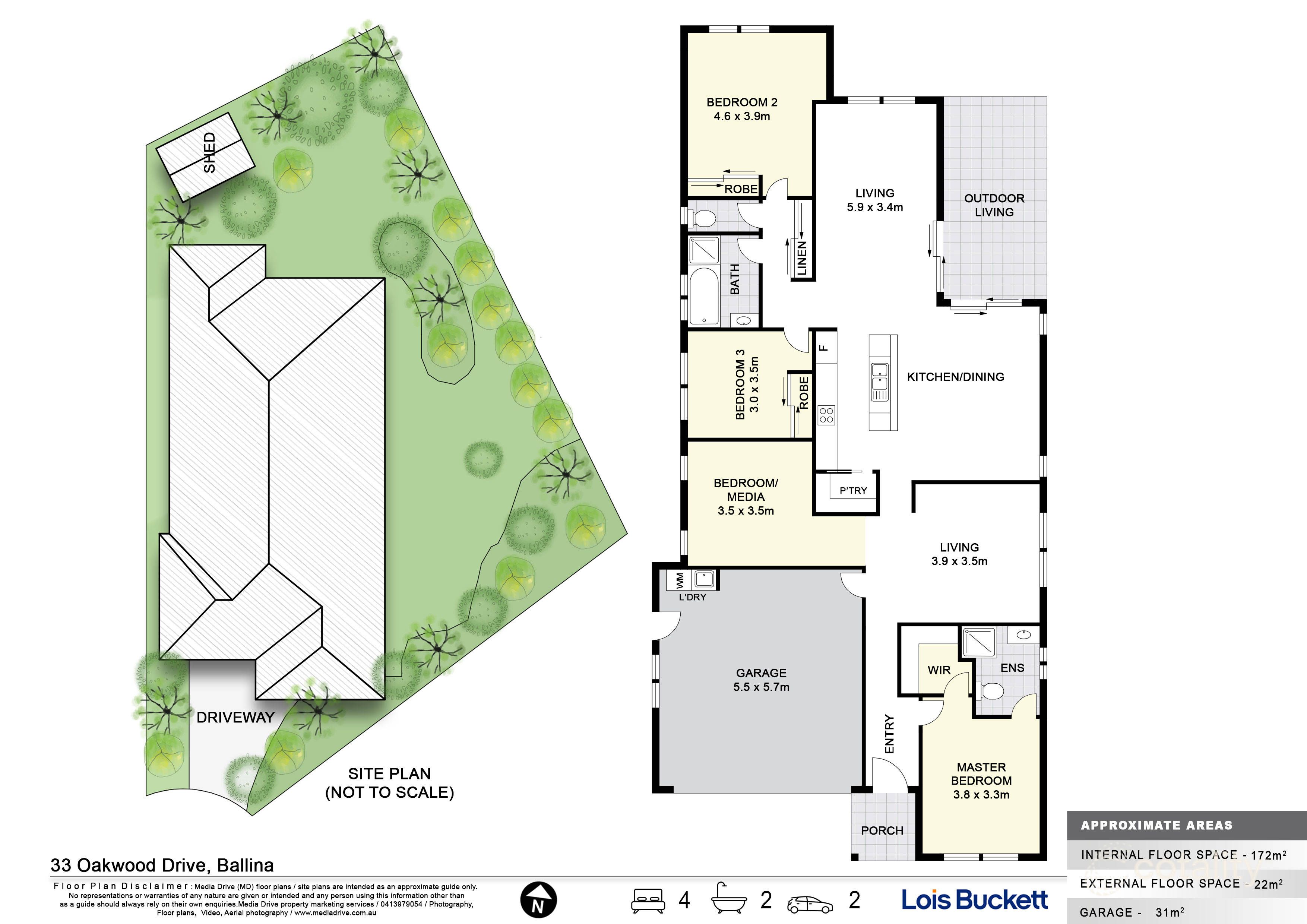 33 Oakwood Dr, Ballina, NSW 2478