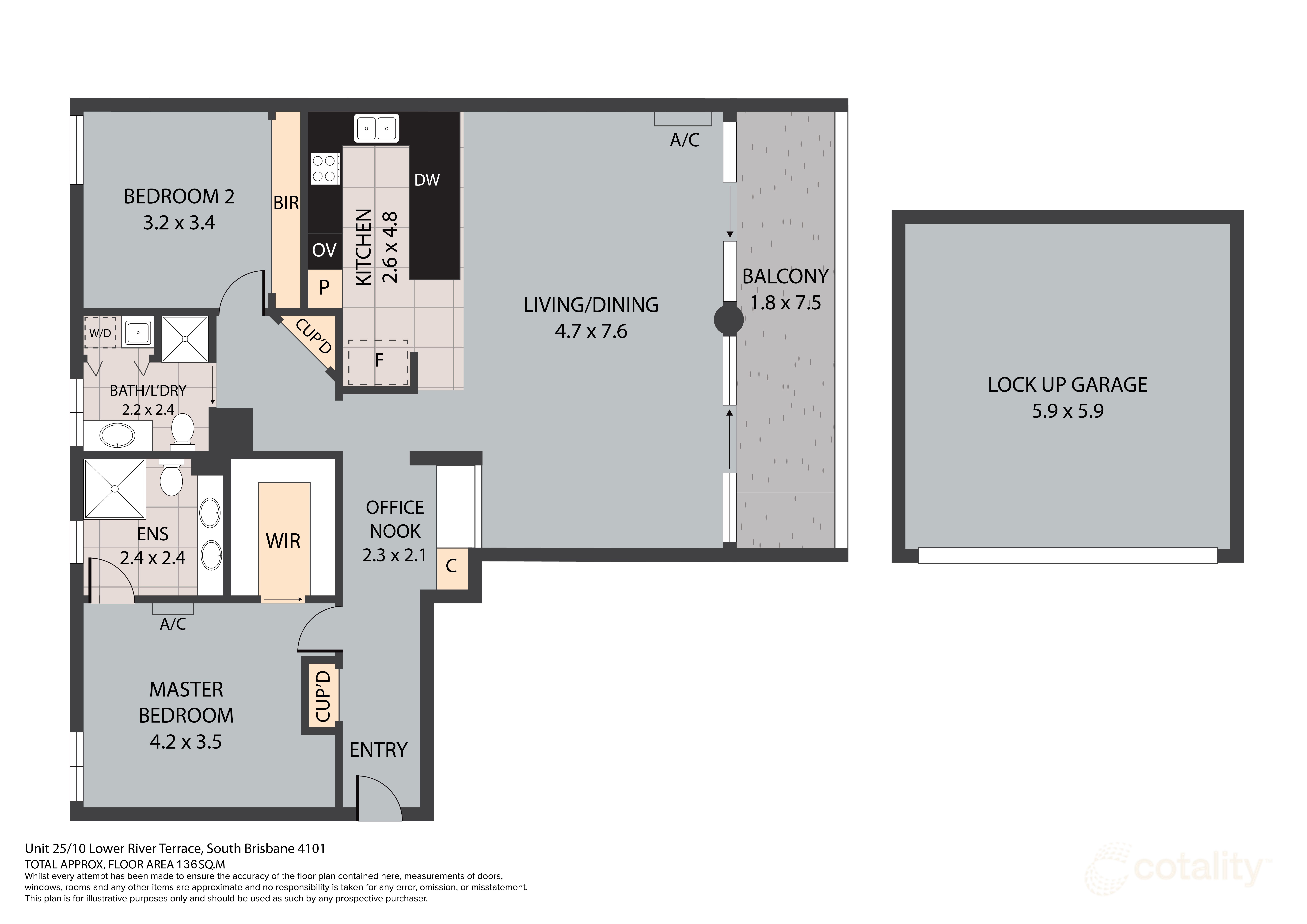 25/10 Lower River Tce, South Brisbane, QLD 4101