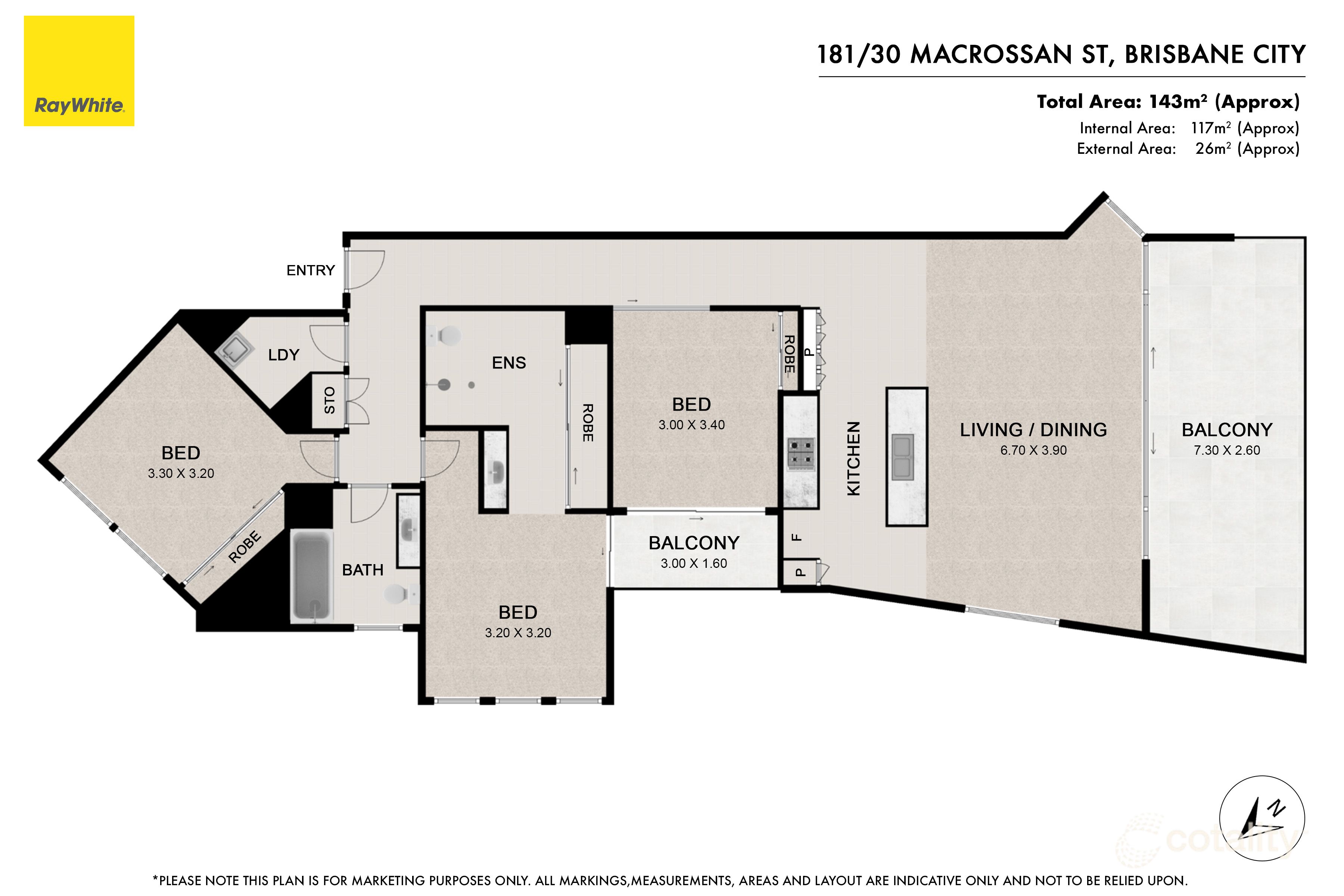181/30 Macrossan St, Brisbane City, QLD 4000