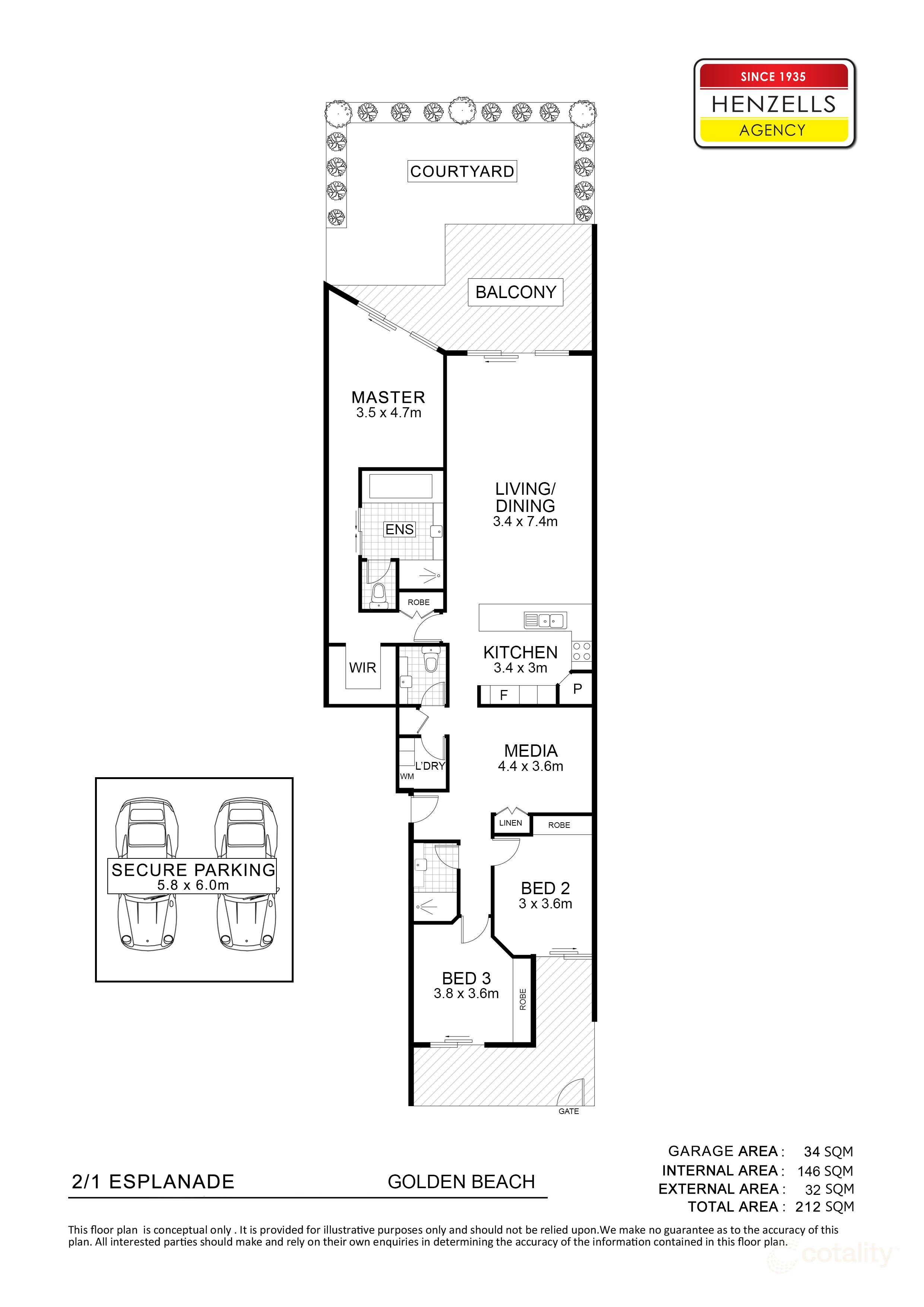 2/1 Esplanade, Golden Beach, QLD 4551