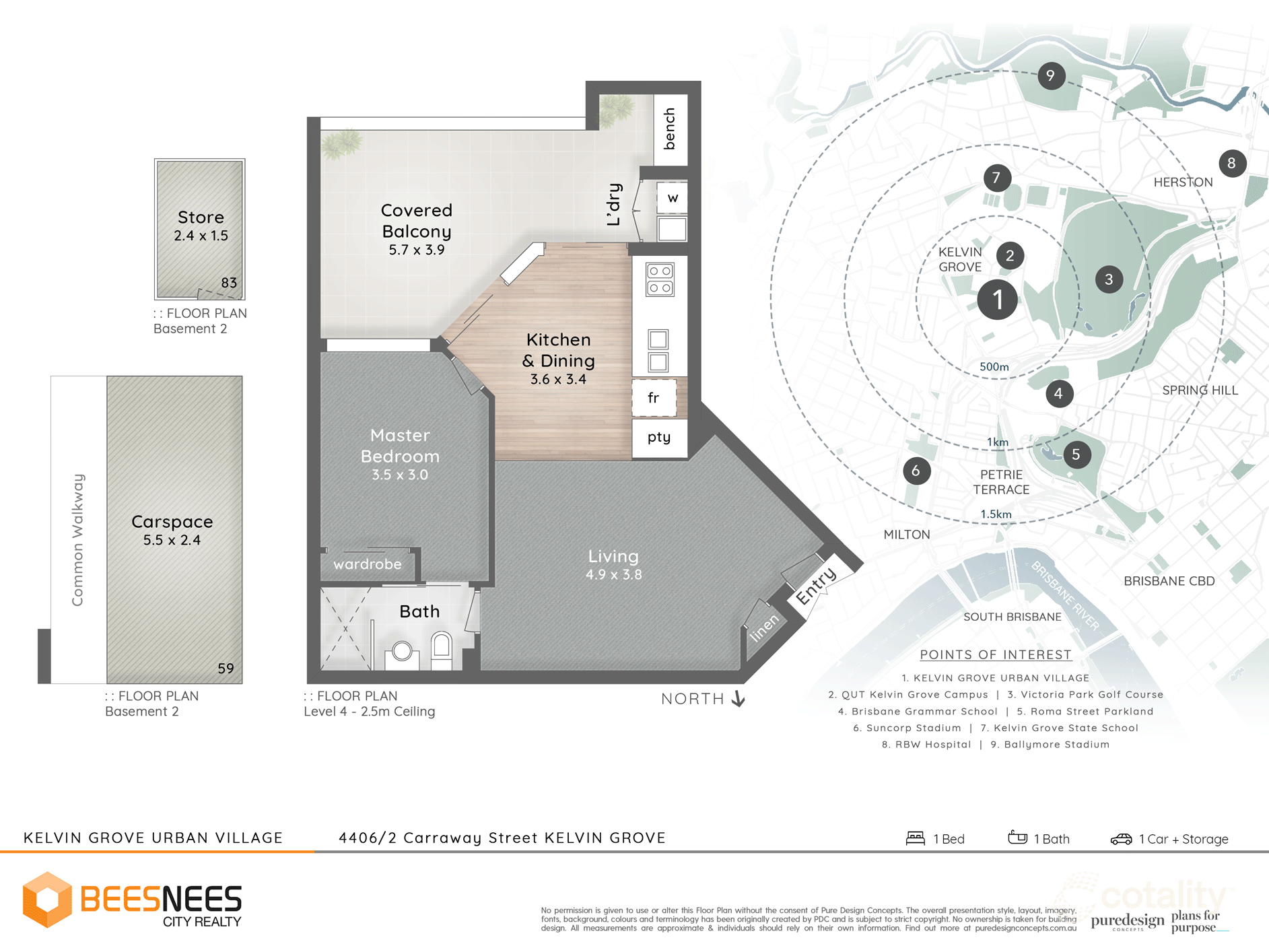 4406/2 Carraway St, Kelvin Grove, QLD 4059
