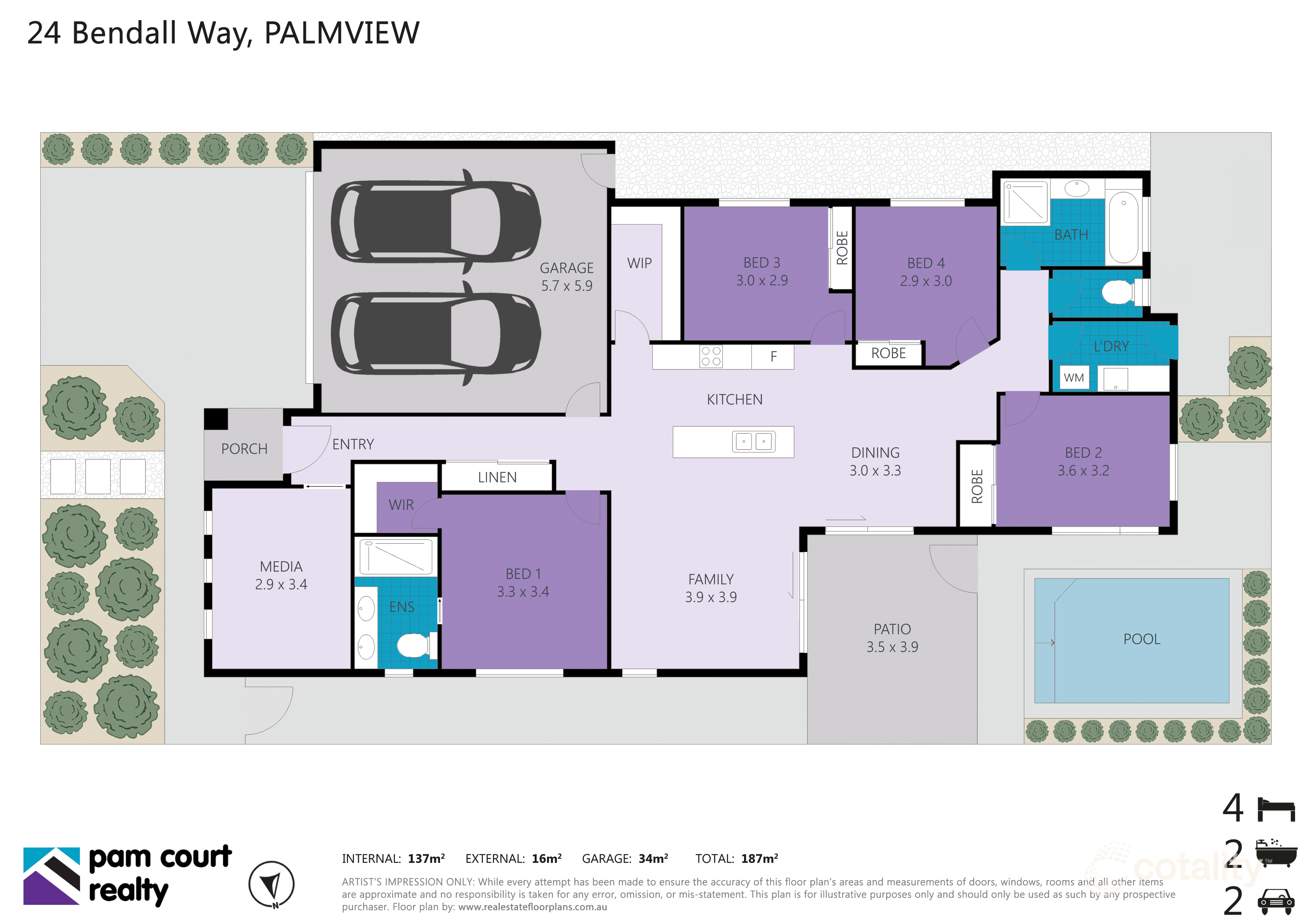 24 Bendall Way, Palmview, QLD 4553