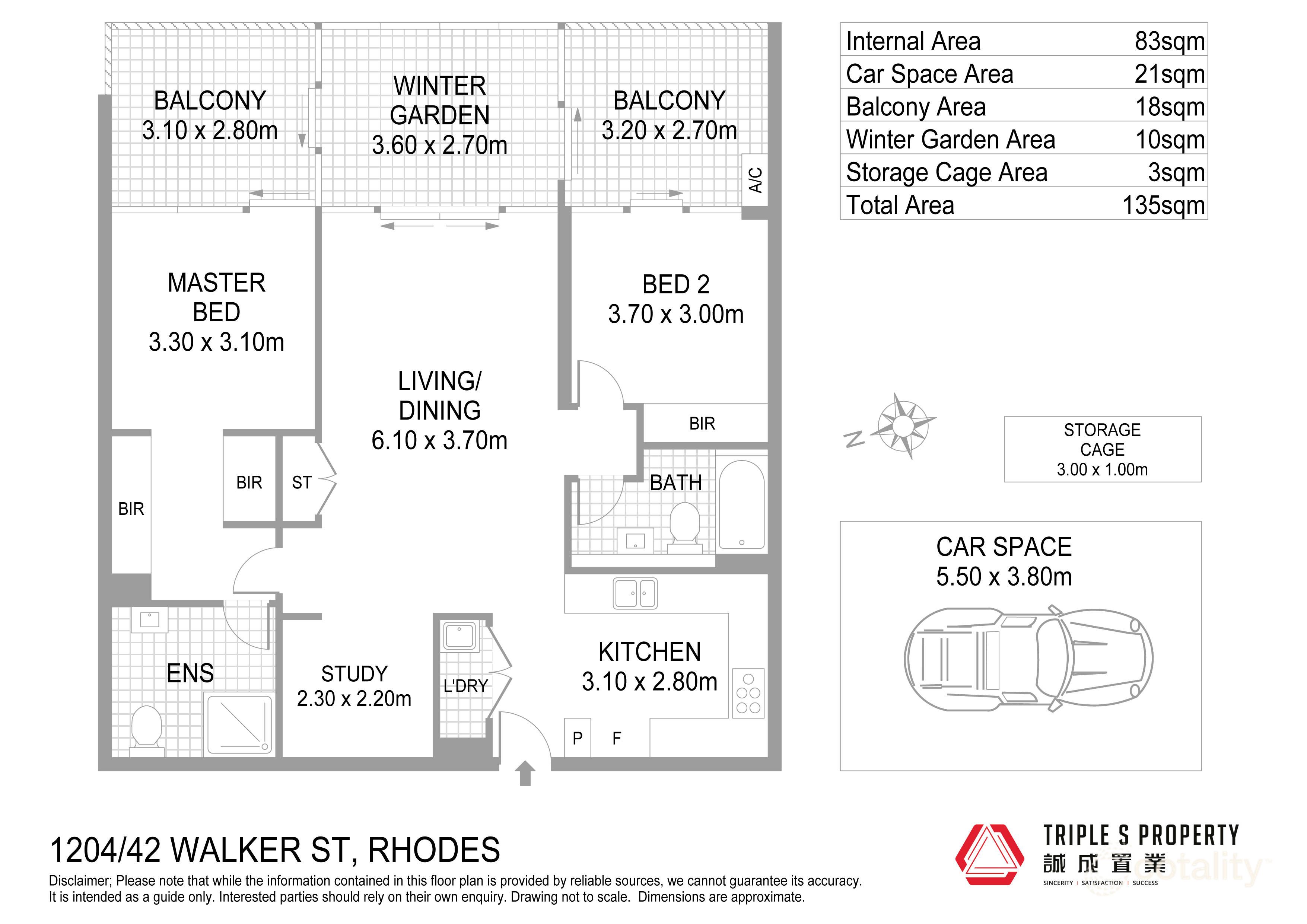 1204/42 Walker St, Rhodes, NSW 2138