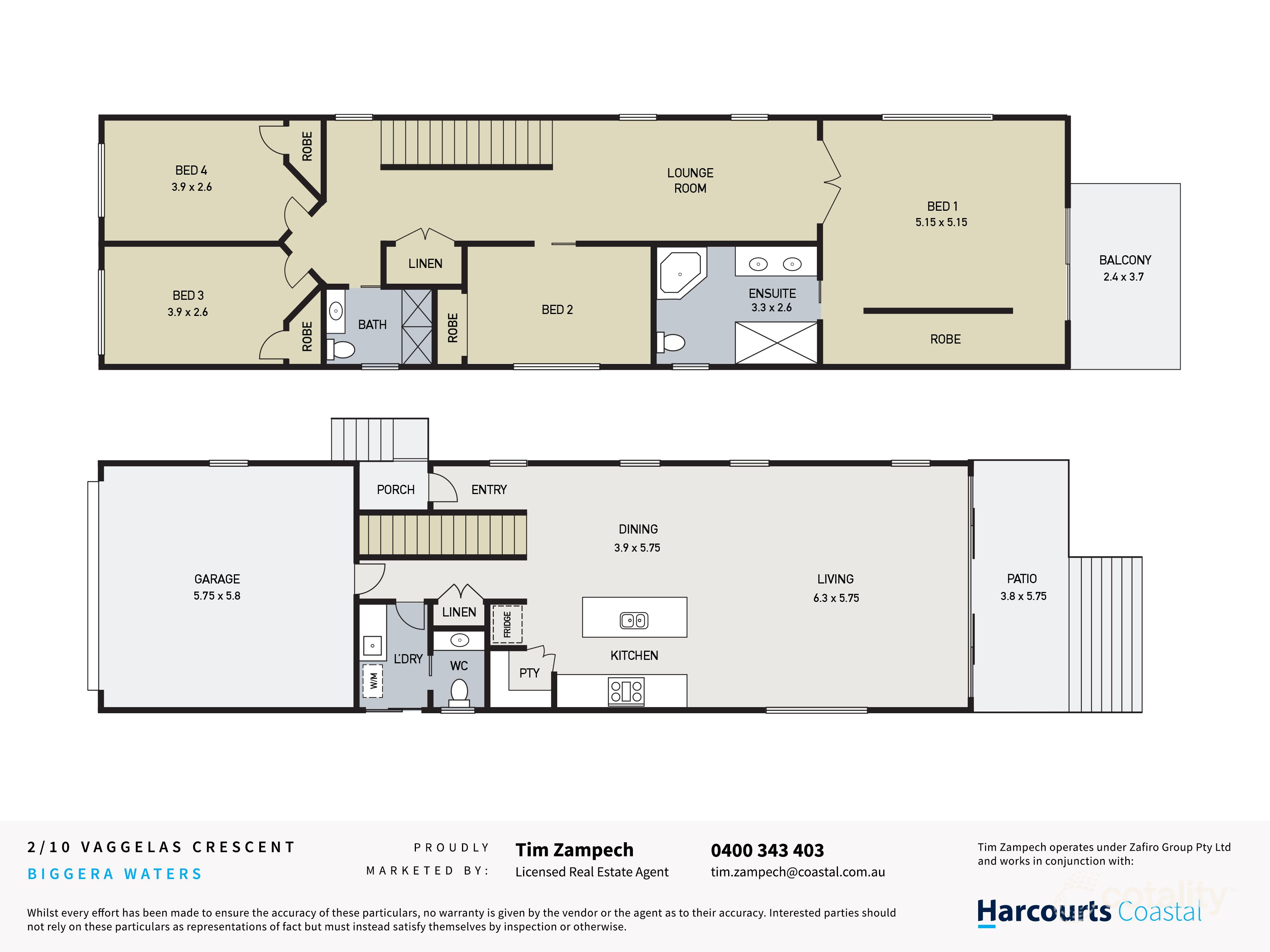 2/10 Vaggelas Cres, Biggera Waters, QLD 4216