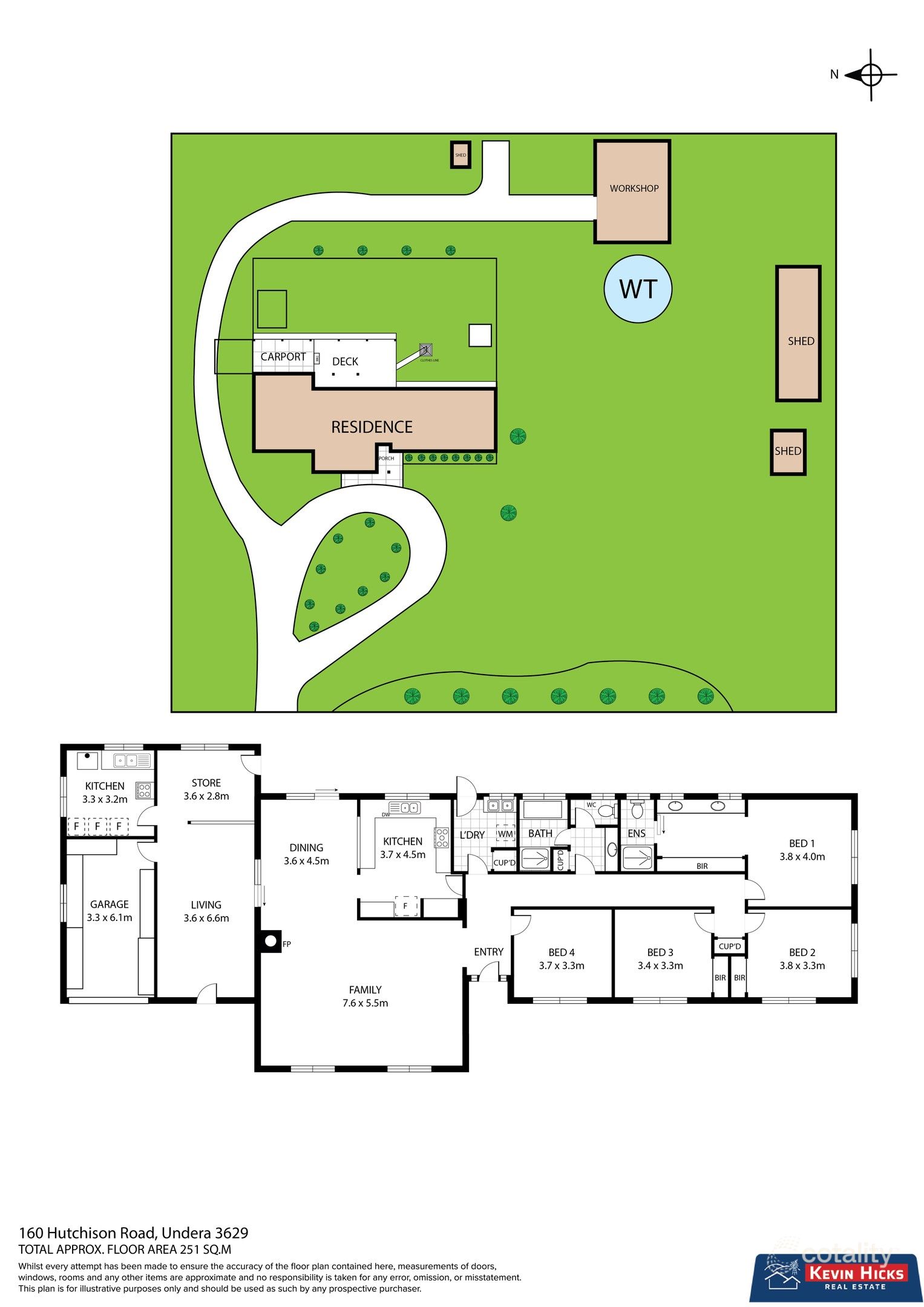 160 Hutchison Rd, Undera, VIC 3629