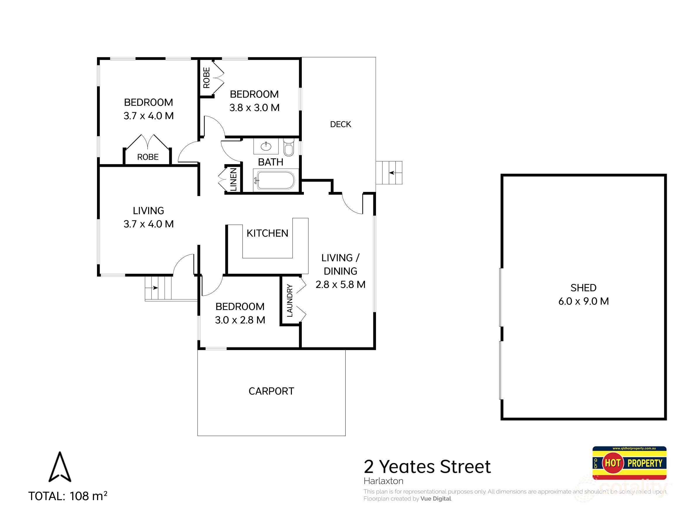2 Yeates St, Harlaxton, QLD 4350