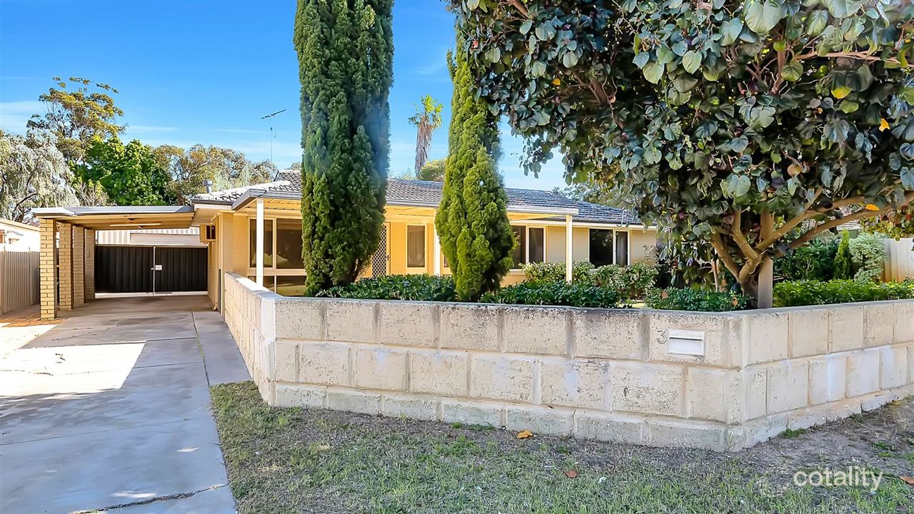 3-bedroom house at 3 Downing Crescent, Wanneroo, WA 6065, Wanneroo, Western Australia