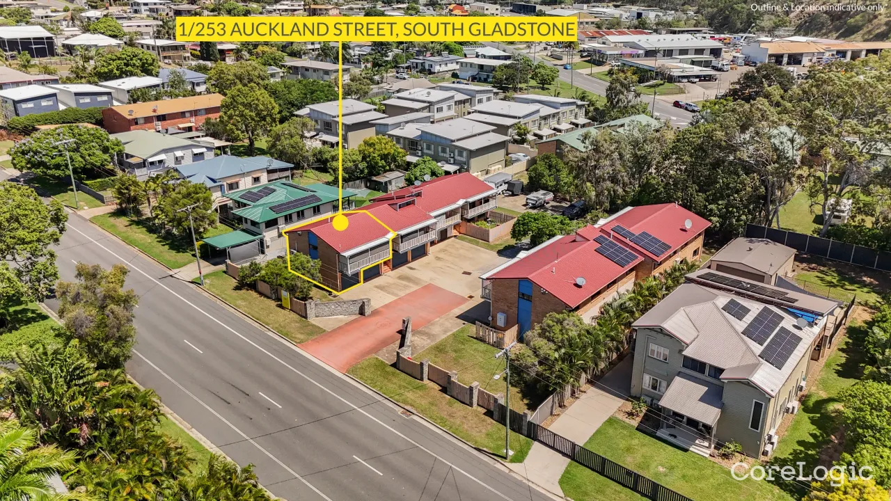 2-bedroom unit at 1/253 Auckland Street, Gladstone Council, Queensland