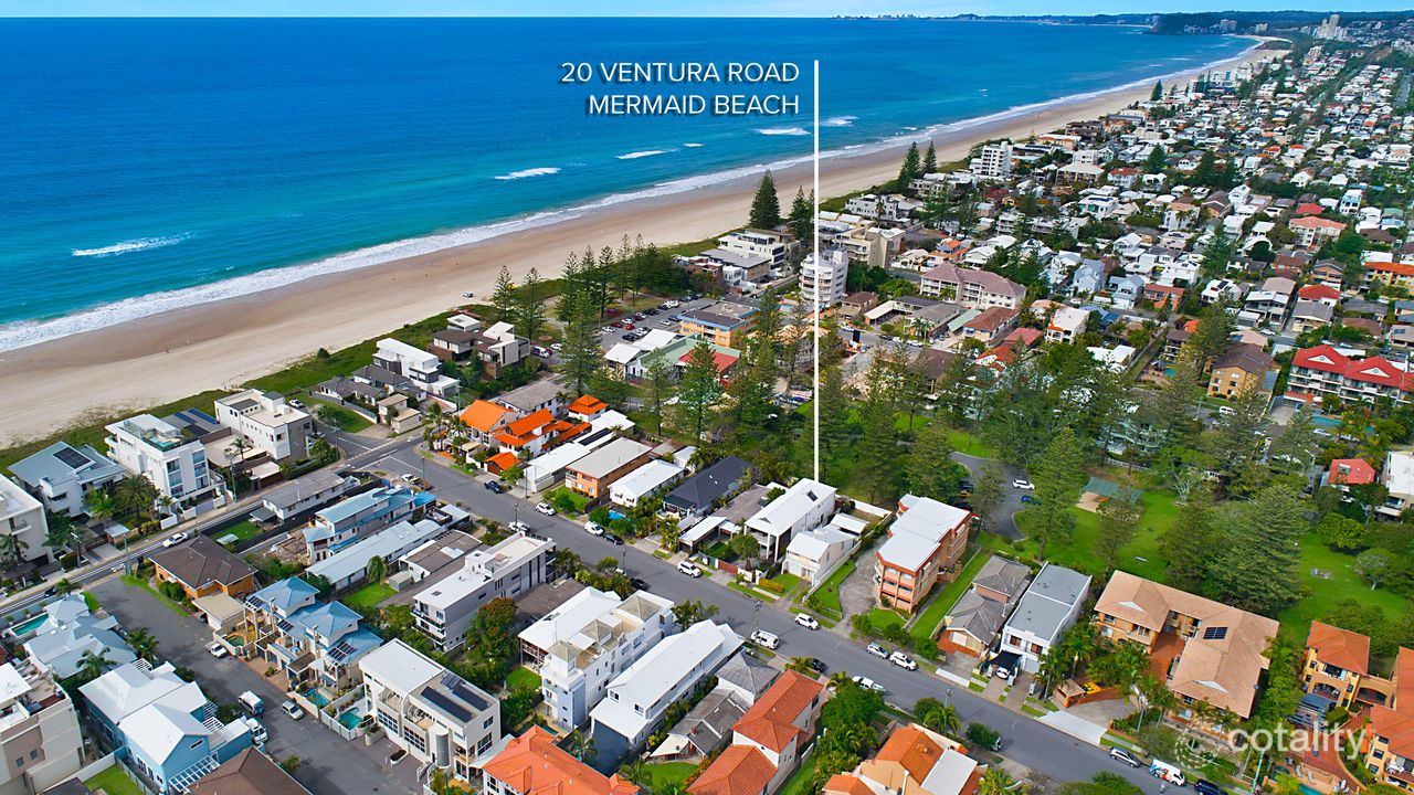 4-bedroom house at 20 Ventura Road, Mermaid Beach, QLD 4218, Gold Coast, Queensland