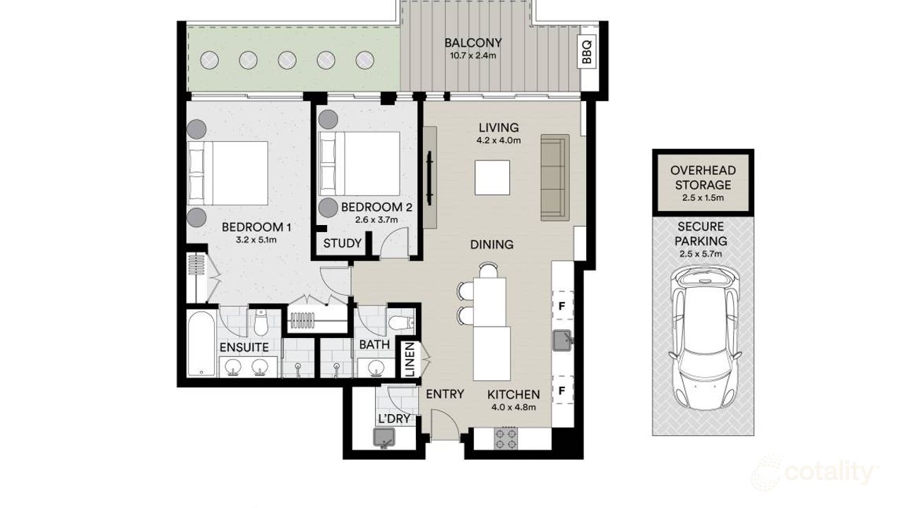 2-bedroom unit at 508/21-21A Hickson Road, Millers Point, NSW 2000, Sydney, New South Wales