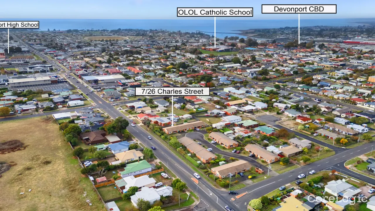 2-bedroom unit at 7/26 Charles Street, Devonport Council, Tasmania