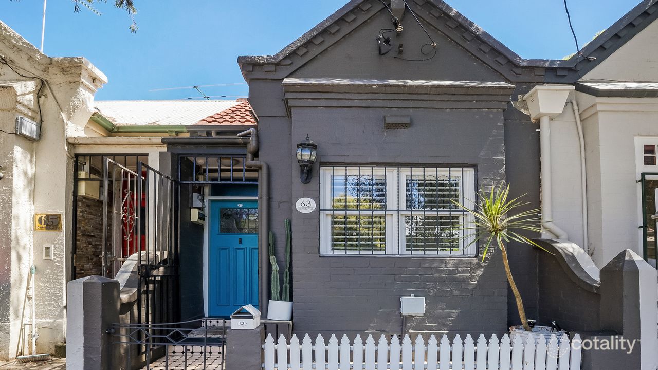 3-bedroom house at 63 Camden Street, Enmore, NSW 2042, Inner West Council, New South Wales
