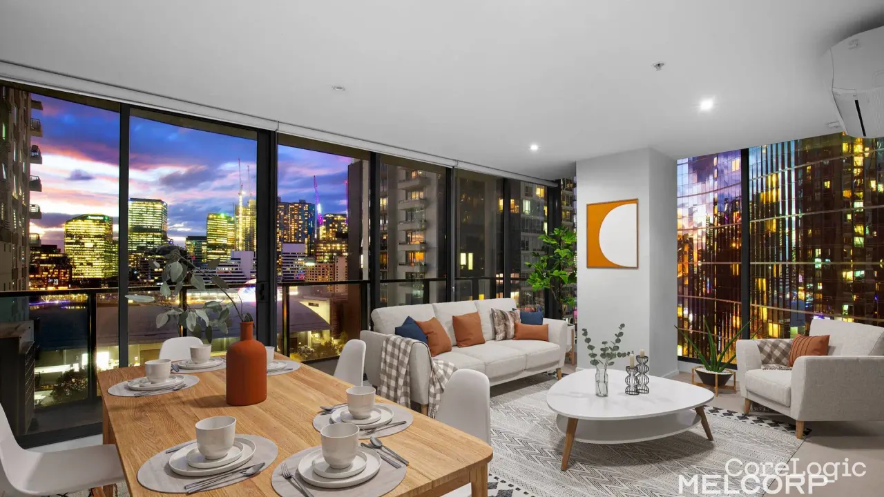 2-bedroom unit at 1408/50 Haig Street, Melbourne Council, Victoria