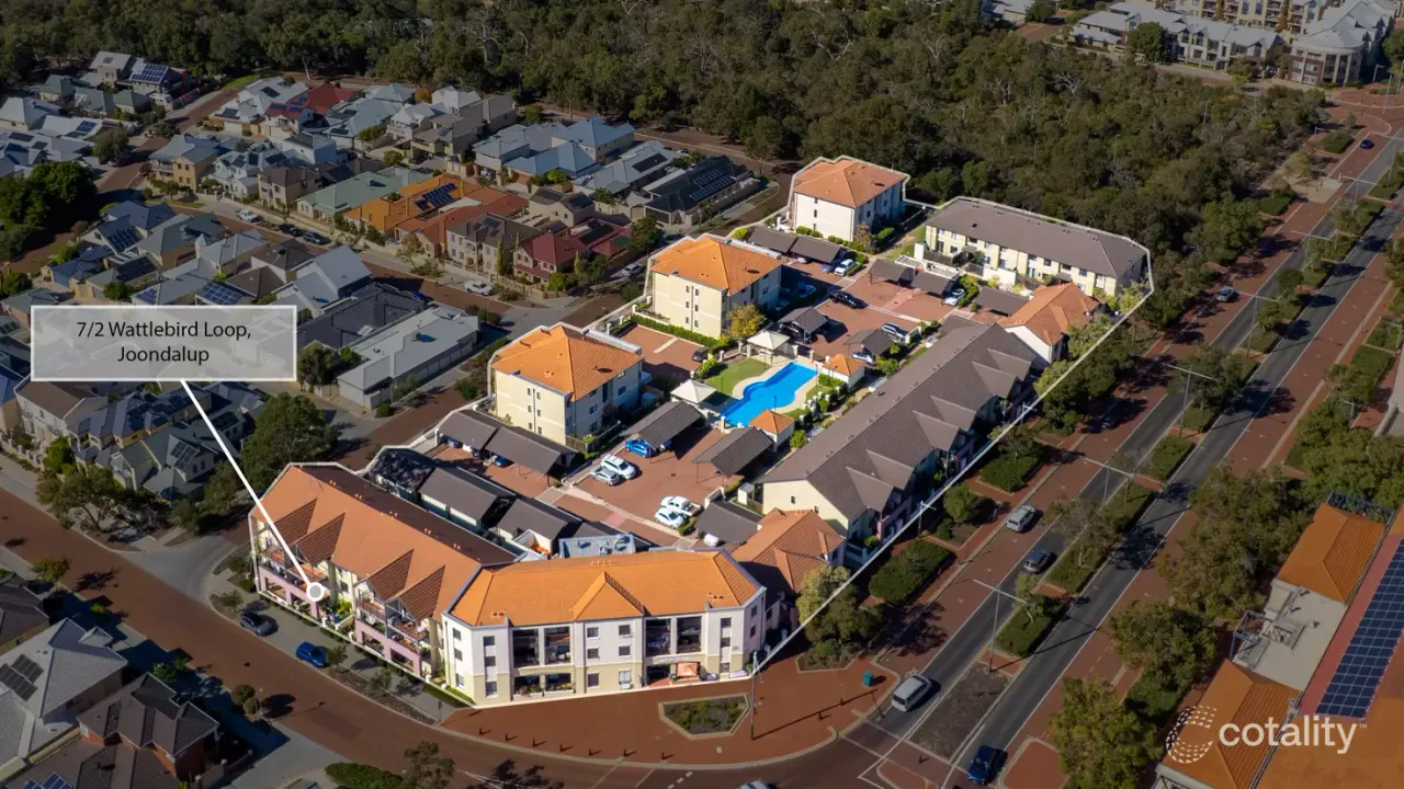 2-bedroom unit at 7/2 Wattlebird Loop, Joondalup, WA 6027, Joondalup Council, Western Australia