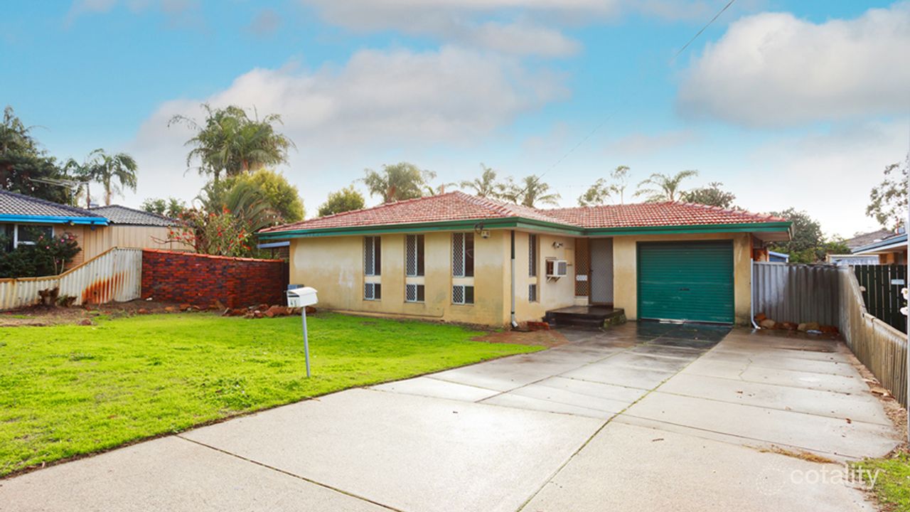3-bedroom house at 41 Holmwood Way, Embleton, WA 6062, Bayswater Council, Western Australia