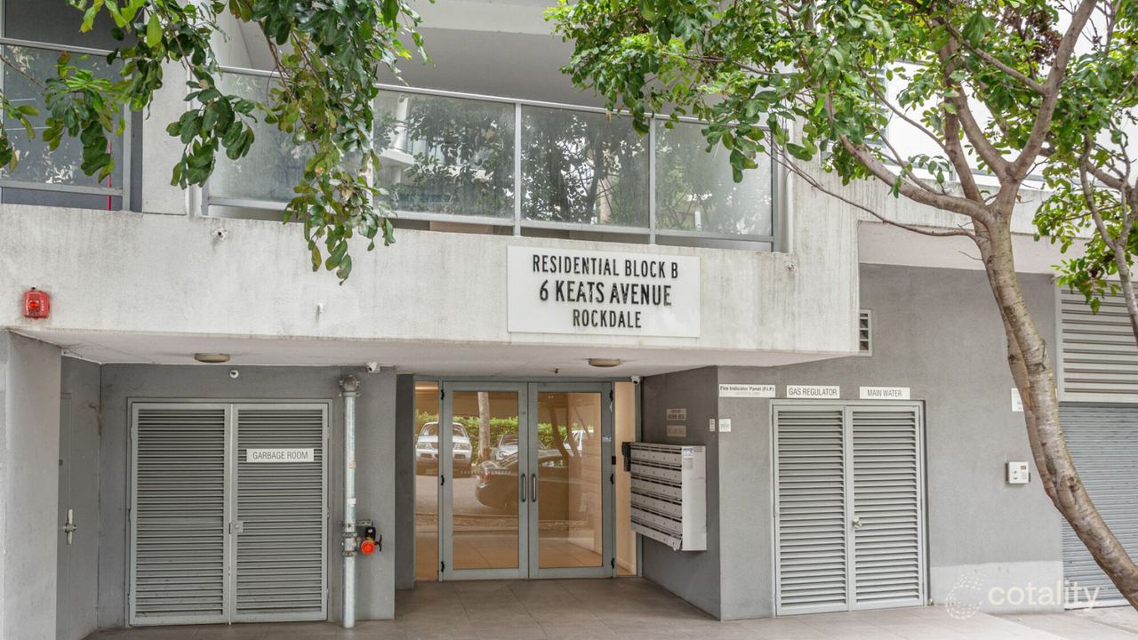 1-bedroom unit at 602/6 Keats Avenue, Rockdale, NSW 2216, Bayside (Nsw), New South Wales