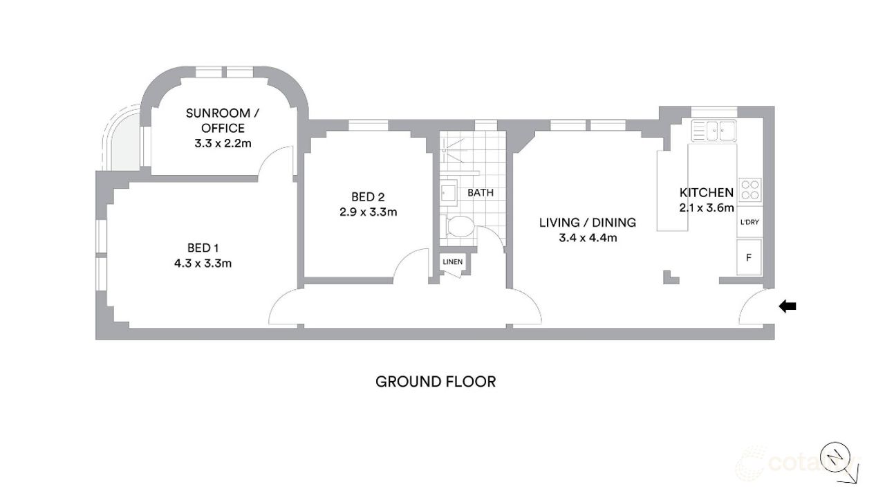 2-bedroom unit at 4/7 Lucius Street, Bondi Beach, NSW 2026, Waverley Council, New South Wales