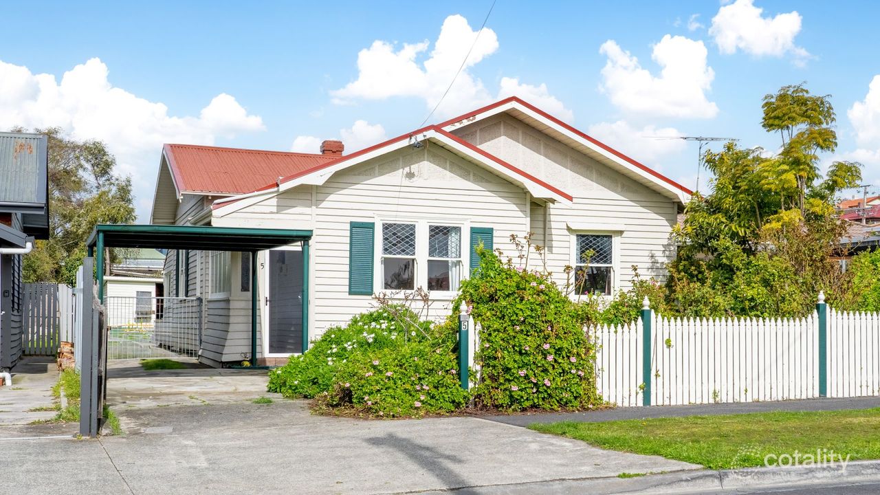 3-bedroom house at 5 Pierce Street, Moonah, TAS 7009, Glenorchy Council, Tasmania