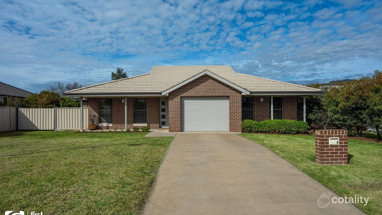 3-bedroom house at 8 Tennant Close, Mudgee, NSW 2850, Mid-Western Council, New South Wales