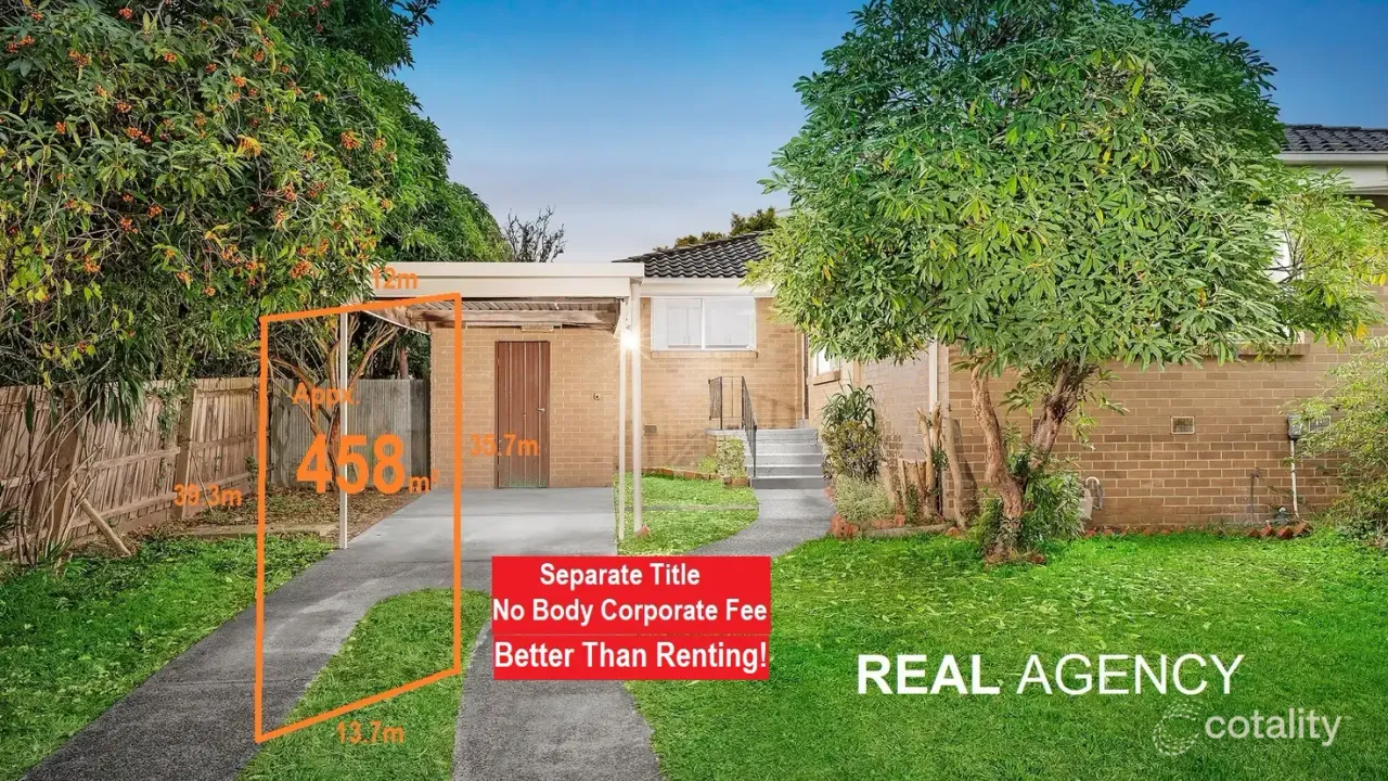 2-bedroom unit at 1/1643 Ferntree Gully Road, Knoxfield, VIC 3180, Knox Council, Victoria