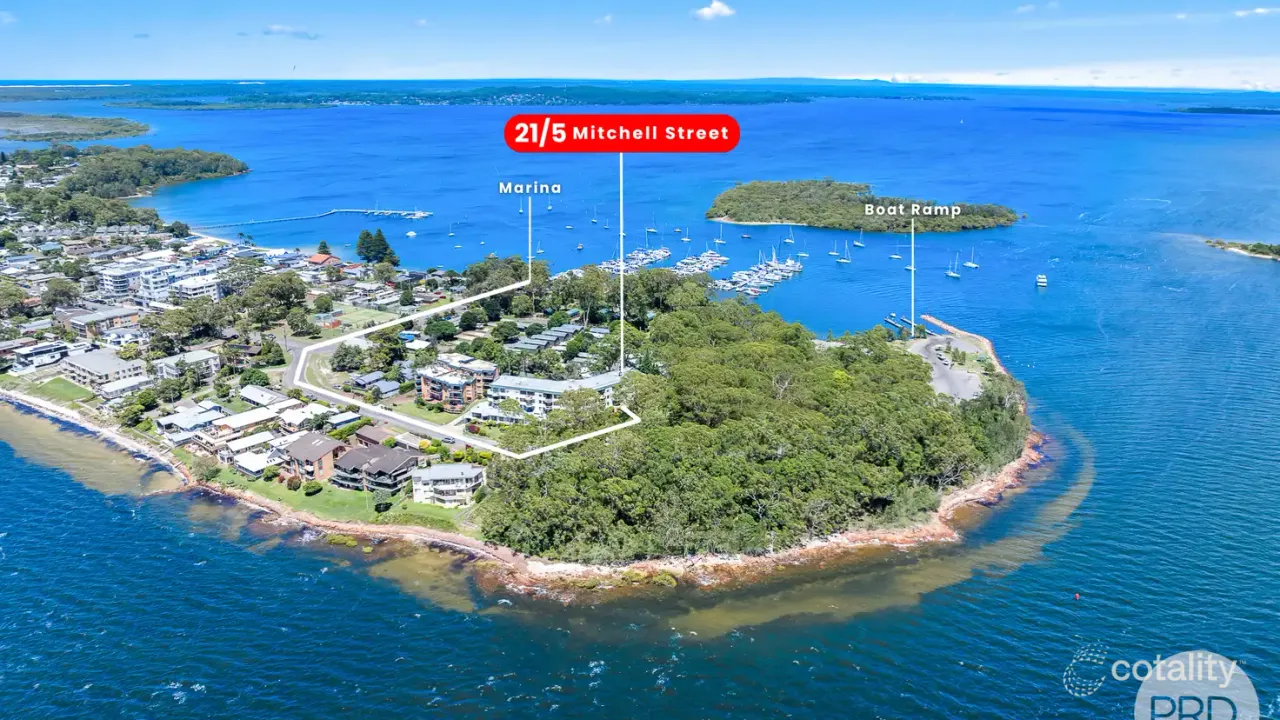 2-bedroom unit at 21/5 Mitchell Street, Soldiers Point, NSW 2317, Port Stephens, New South Wales