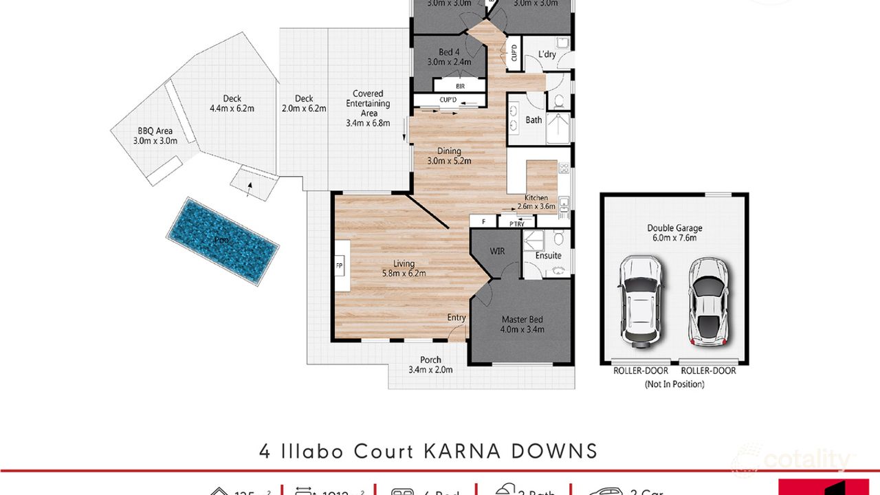 4-bedroom house at 4 Illabo Court, Karana Downs, QLD 4306, Brisbane, Queensland